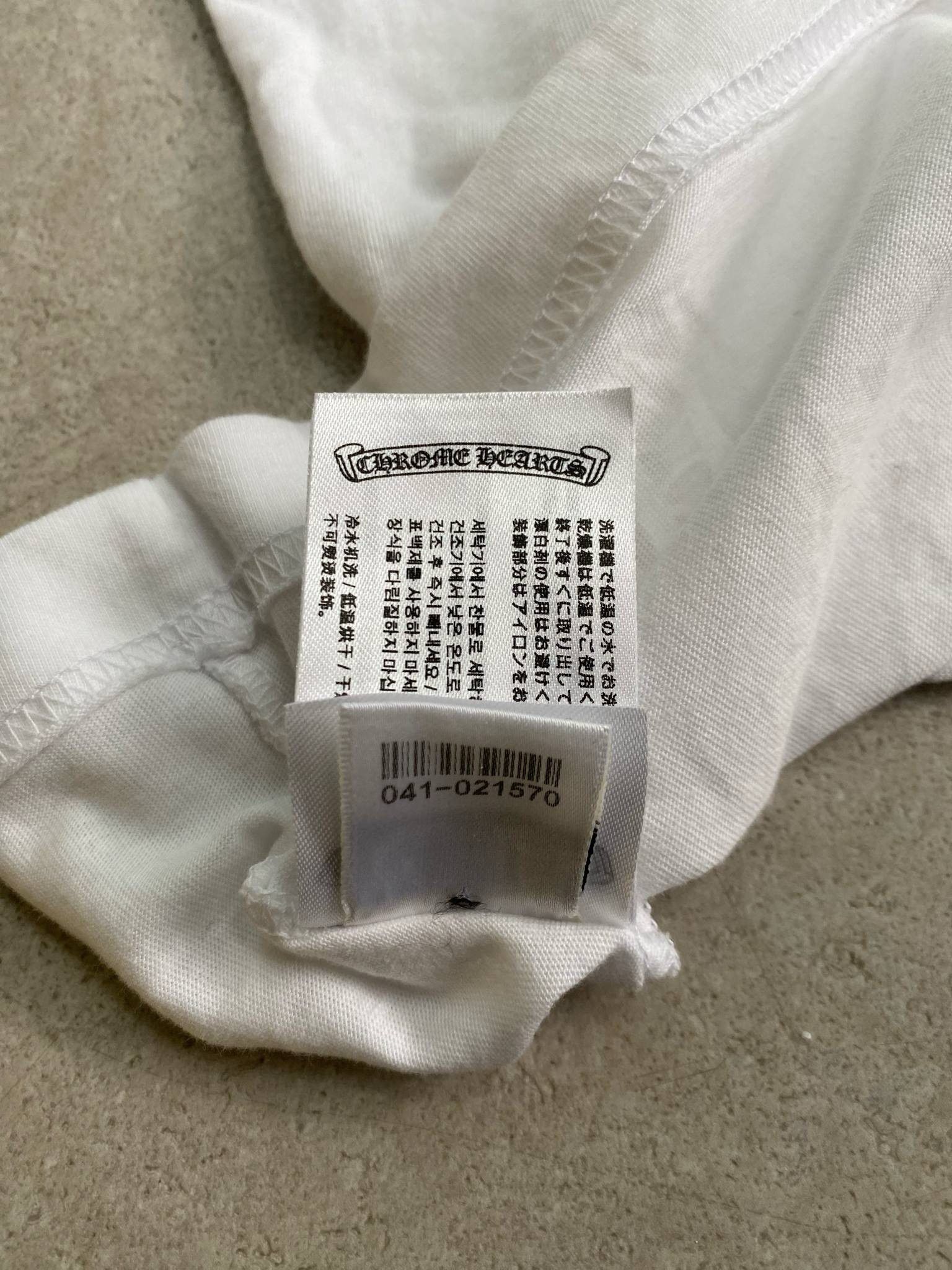 Chrome Hearts Chrome Hearts short sleeve T-shirt white Size US L / EU 52-54 / 3 - 5 Thumbnail