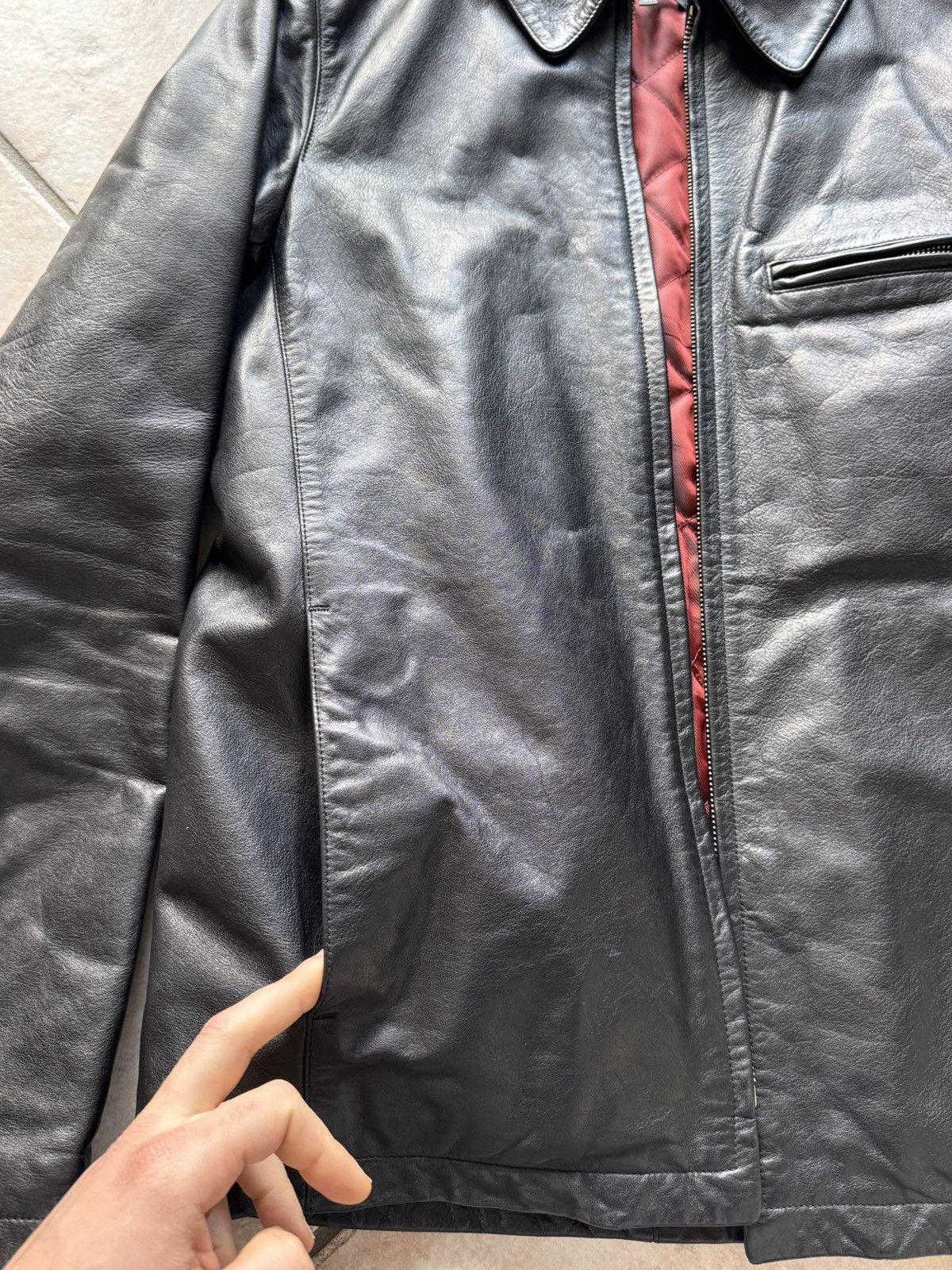 A.P.C. Leather jacket Apc Size US XS / EU 42 / 0 - 5 Thumbnail