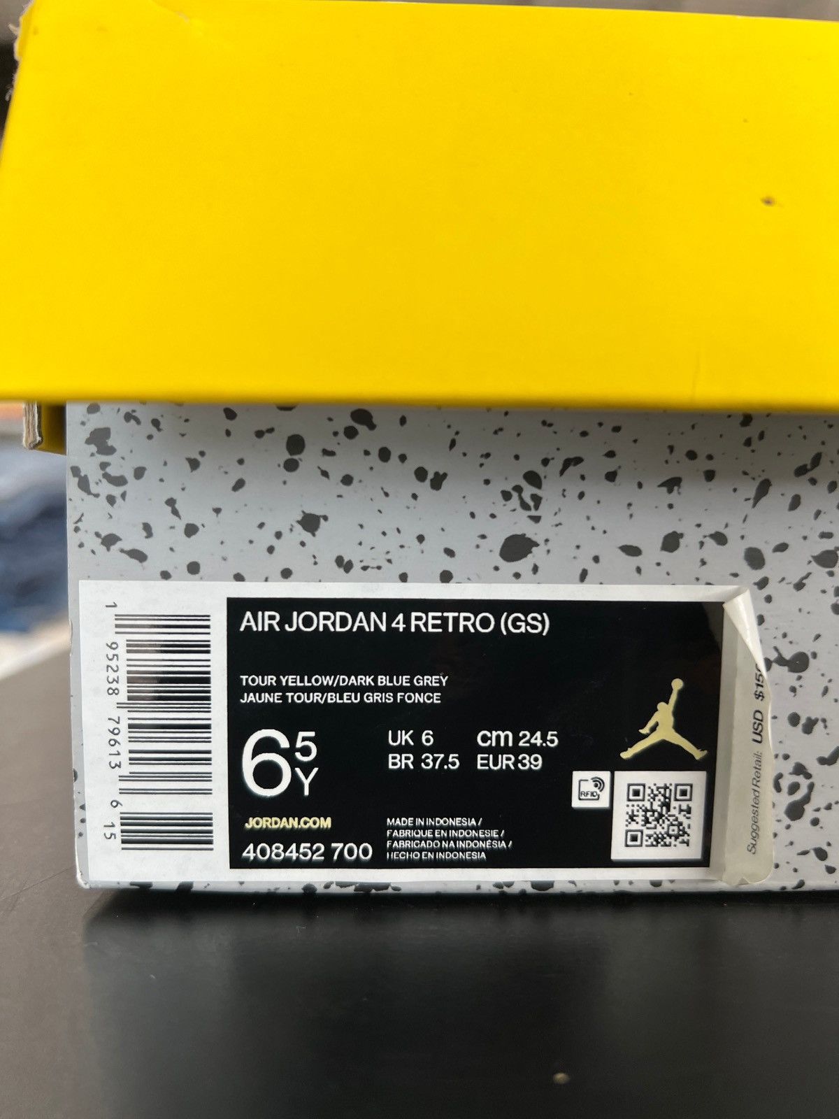 Jordan Brand Air Jordan 4 Lightning Sz. 6.5Y (2021) Size US 6.5 / EU 39-40 - 11 Thumbnail