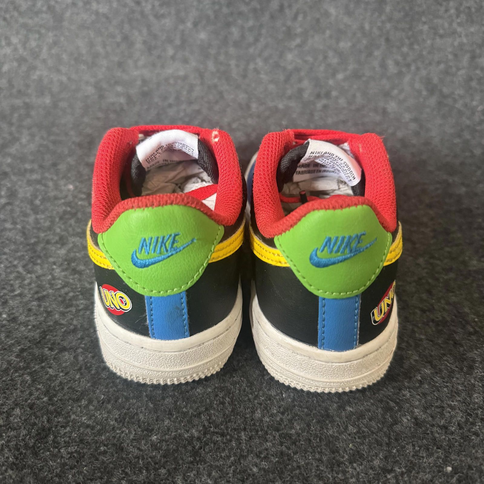 Nike Nike Shoes Kid's 11C Air Force 1 Low LV8 QS UNO Size US 11 / EU 44 - 4 Thumbnail