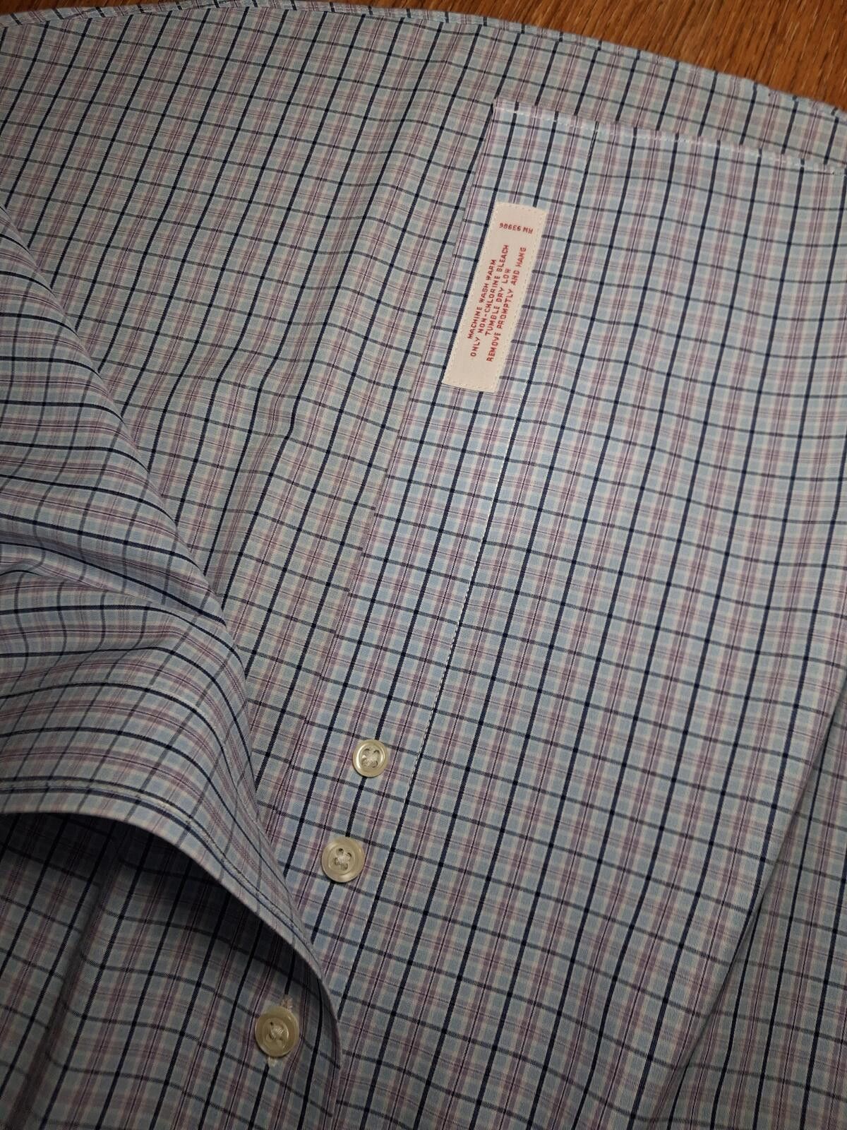 Brooks Brothers Brooks Brothers Shirt 17-35 XL Multicolor Plaid Supima Size US XL / EU 56 / 4 - 6 Thumbnail