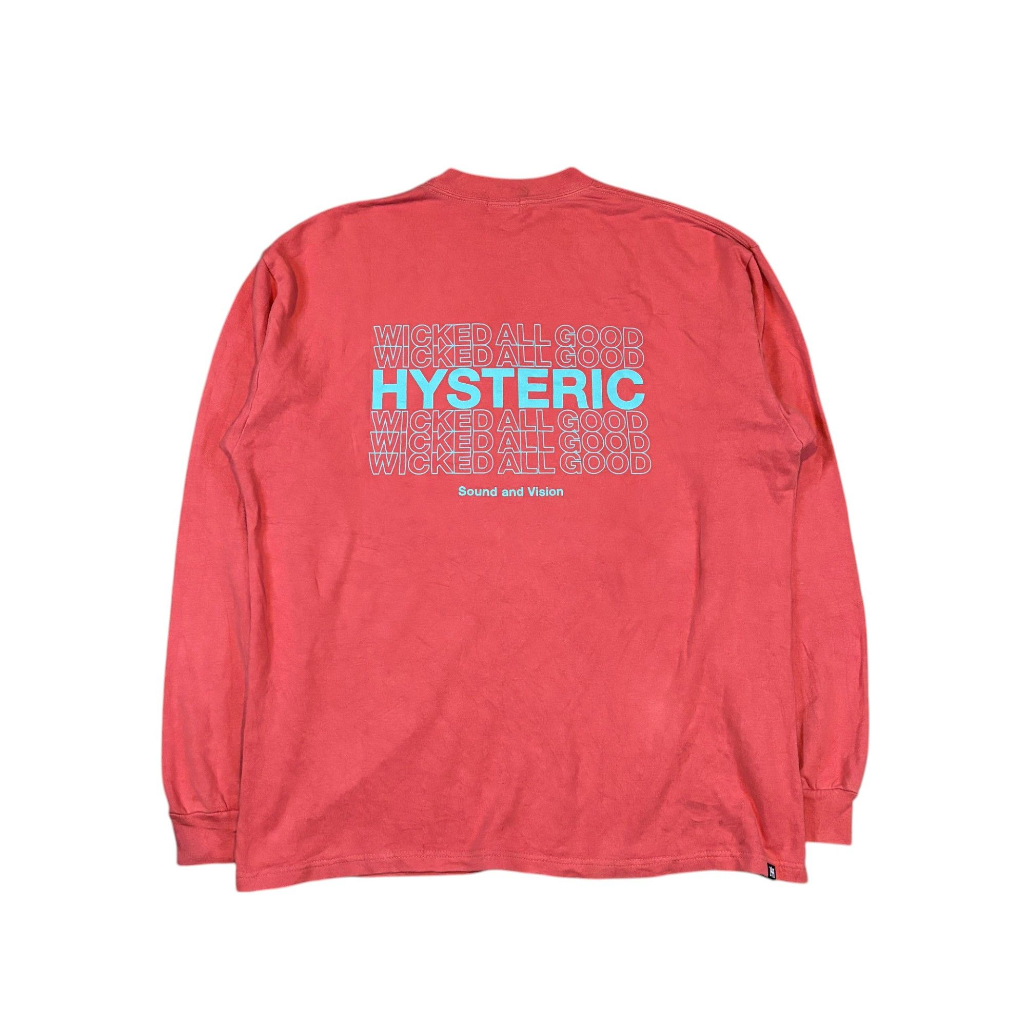 Hysteric Glamour × Vintage Hysteric Glamour Sound And Vision Sweatshirt His Girl Unisex Size US L / EU 52-54 / 3 - 3 Thumbnail