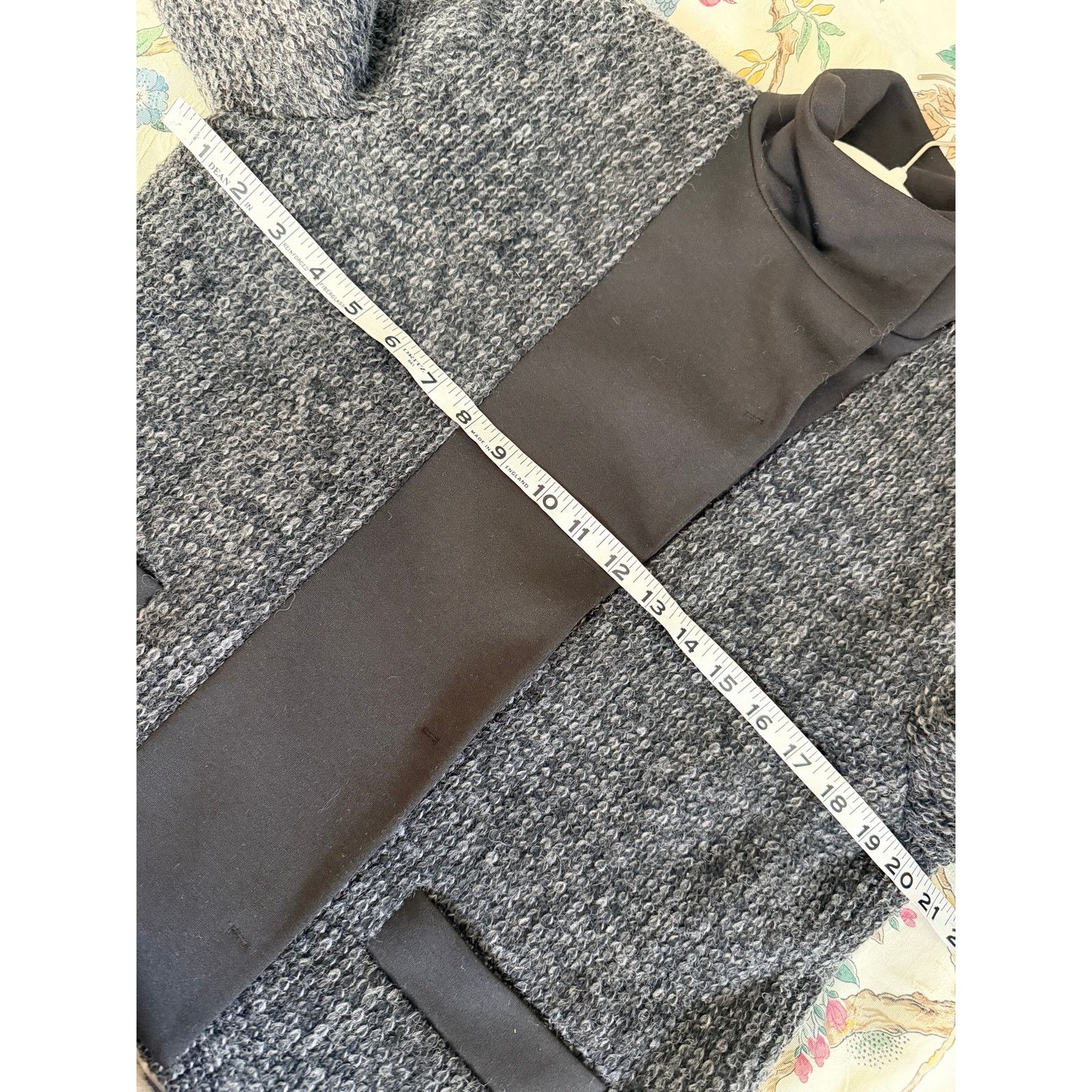 Cacharel 0233 Cacharel Grey Wool Boucle Blazer Size 42 / US 10 Size L / US 10 / IT 46 - 7 Thumbnail