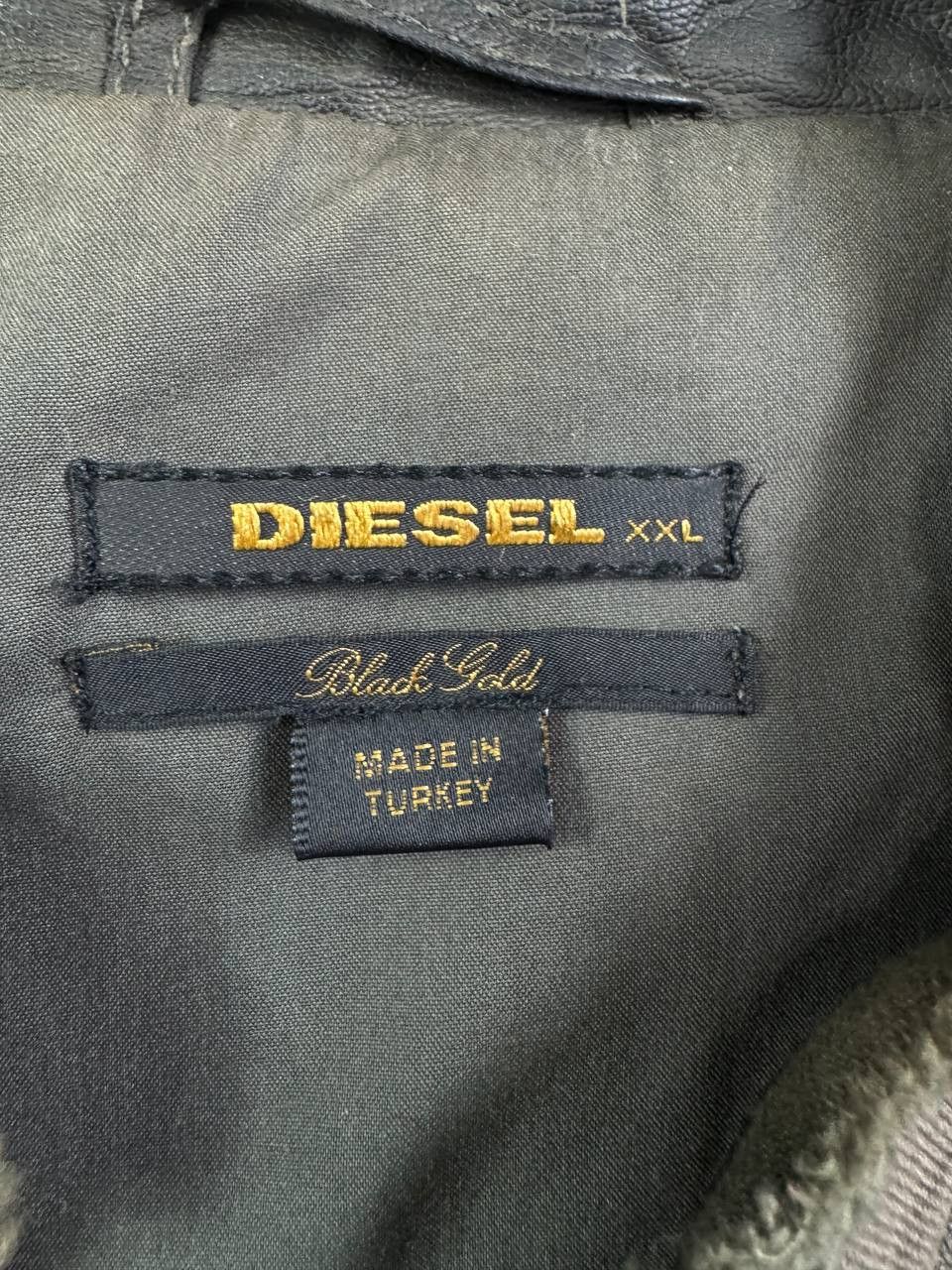 Diesel Black Gold Diesel Black Gold Label Sheep Leather Moto Jacket Biker Size US XXL / EU 58 / 5 - 9 Thumbnail