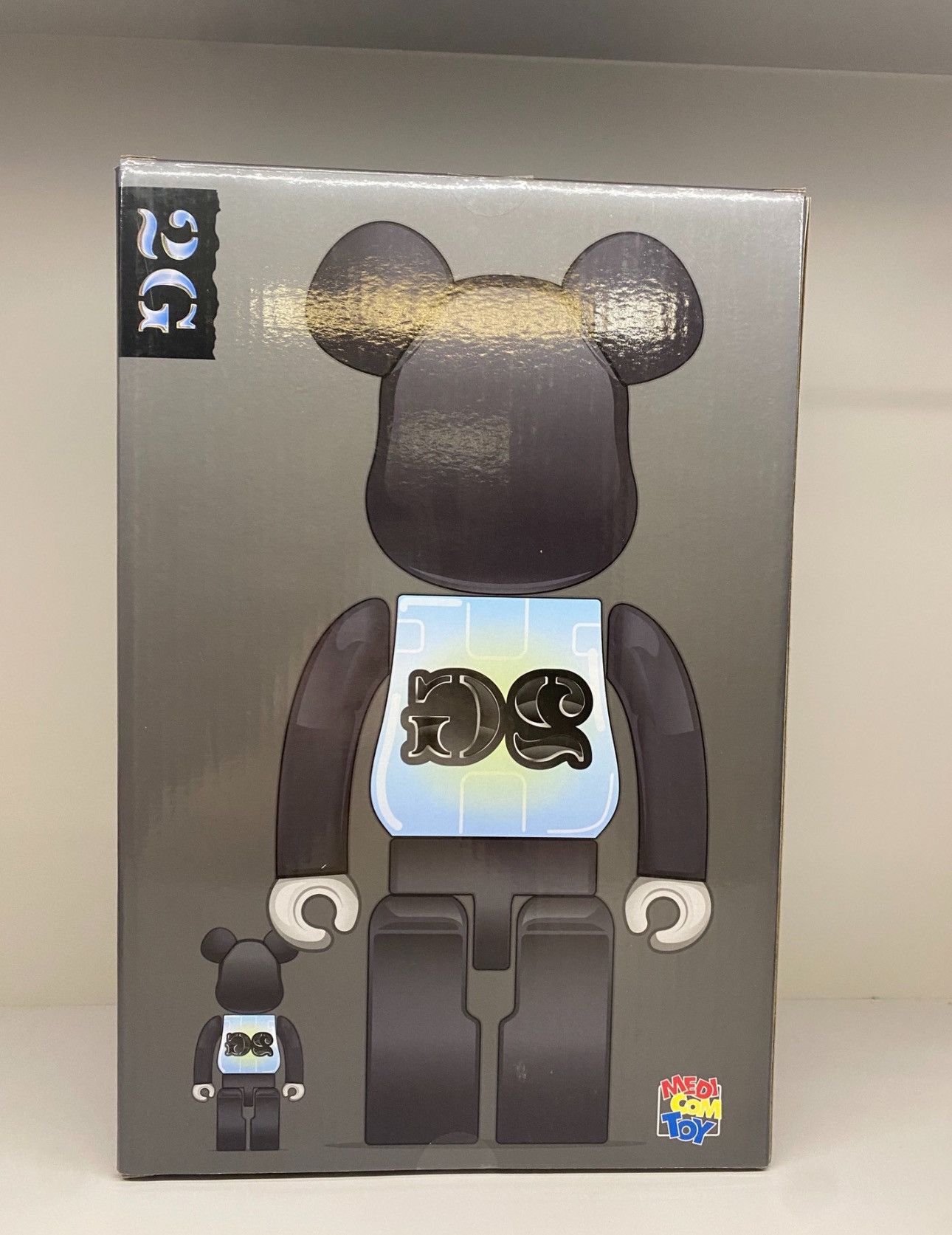 Japanese Brand × Medicom Toy Bearbrick 2G Exclusive Black Chrome 100% & 400% Set Size ONE SIZE - 5 Thumbnail