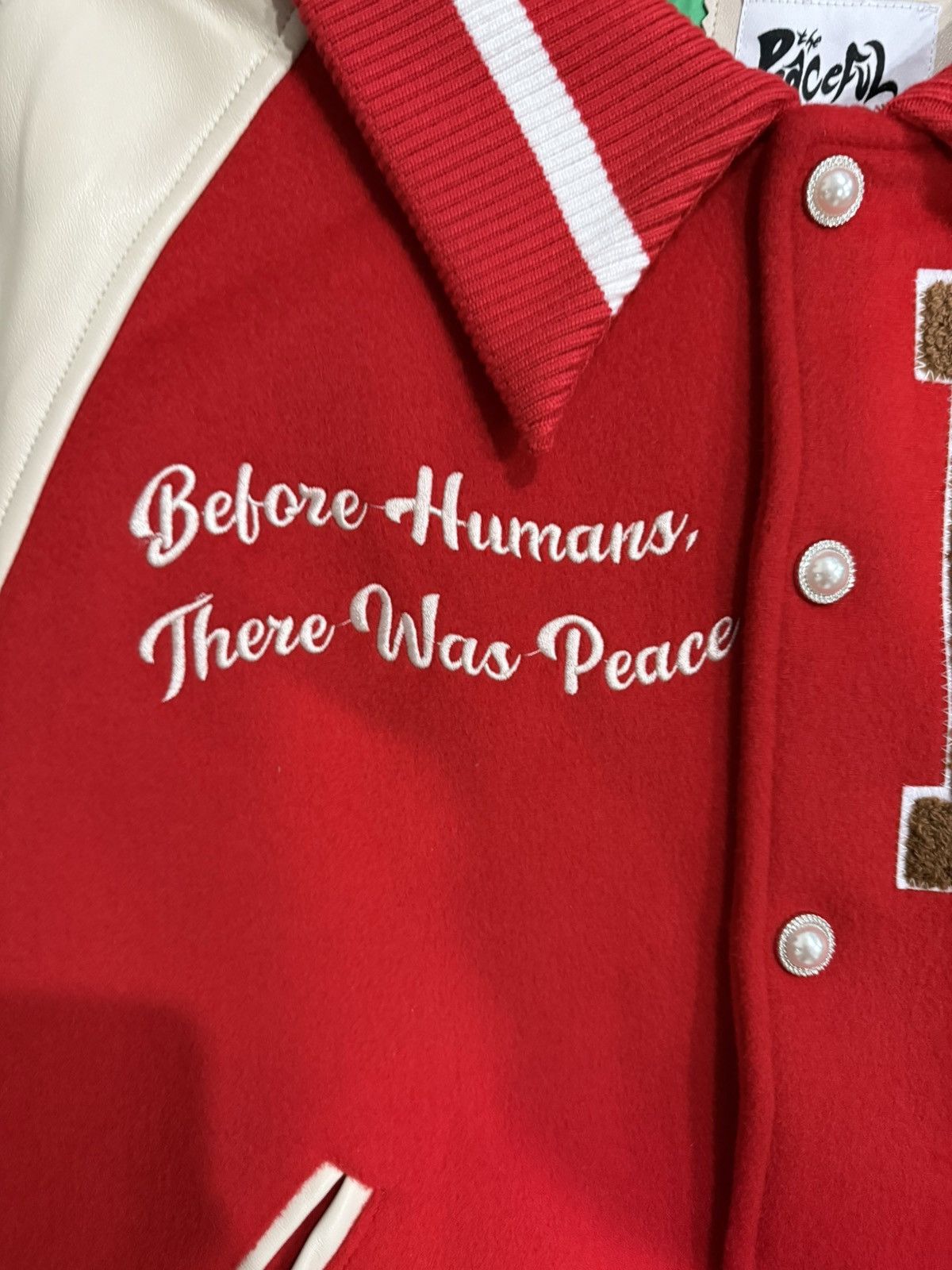 Japanese Brand The Peaceful People Varsity Jacket Size US M / EU 48-50 / 2 - 5 Thumbnail