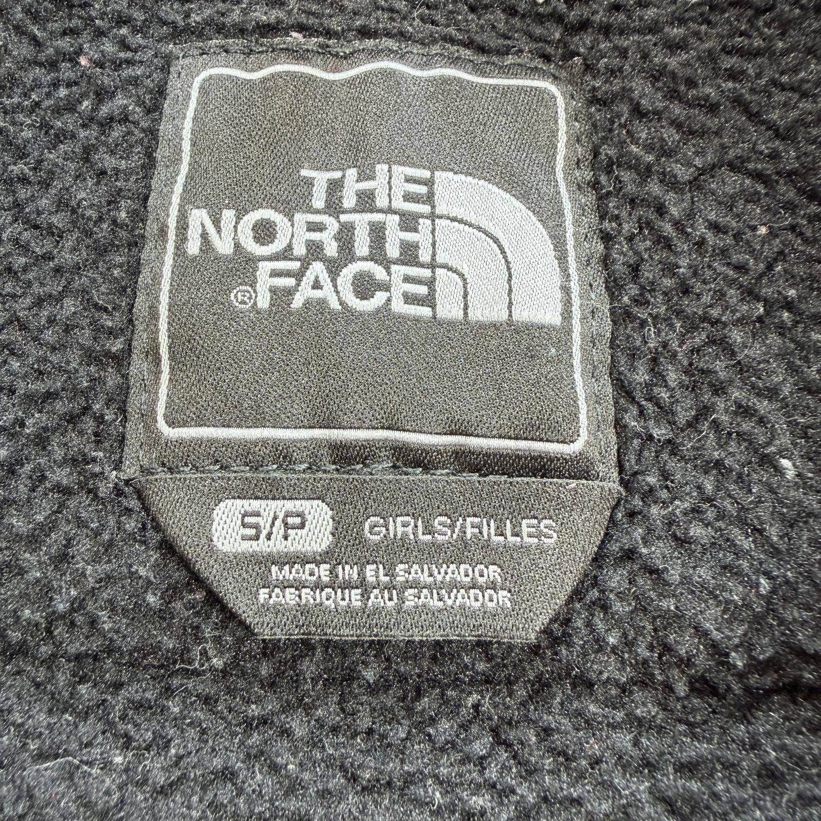 The North Face The North Face Girls S Black Denali Polartec Fleece Jacket Size S / US 4 / IT 40 - 4 Thumbnail