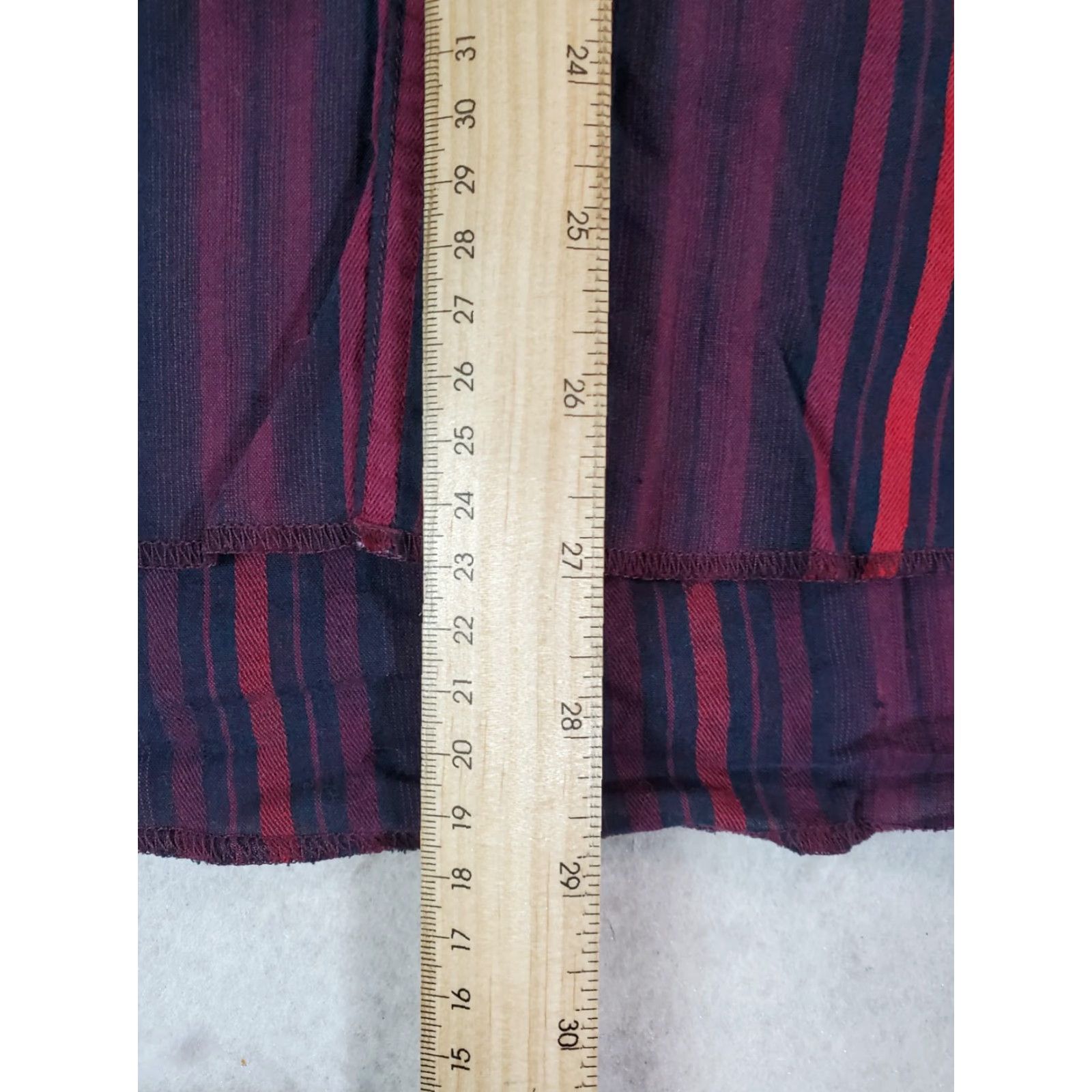Wrangler VINTAGE Wrangler Western Style Shirt XL Mens Black/Pink/Red Striped Pearl Snap Button-Up Western Theme Casual Outdoors Size US XL / EU 56 / 4 - 7 Thumbnail