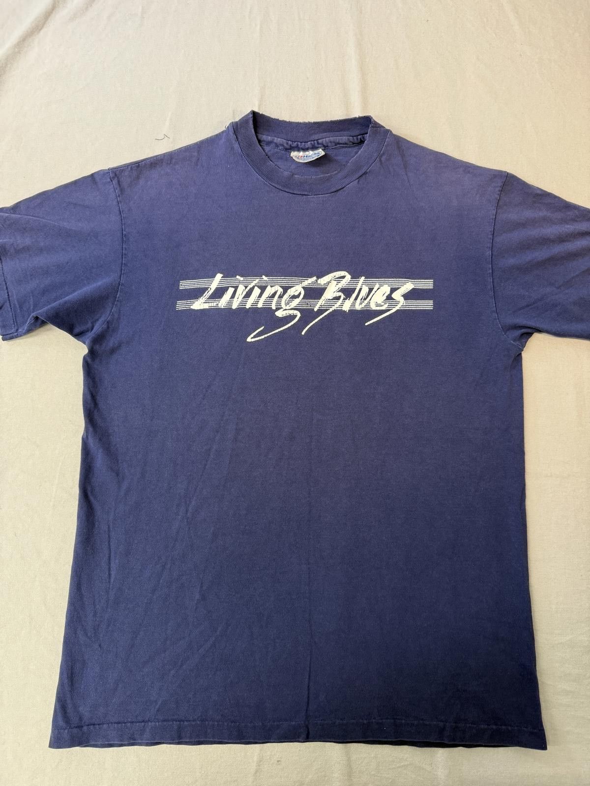 Hanes VTG Living Blues T-shirt University of Mississippi Tee - L Size US L / EU 52-54 / 3 - 1 Thumbnail