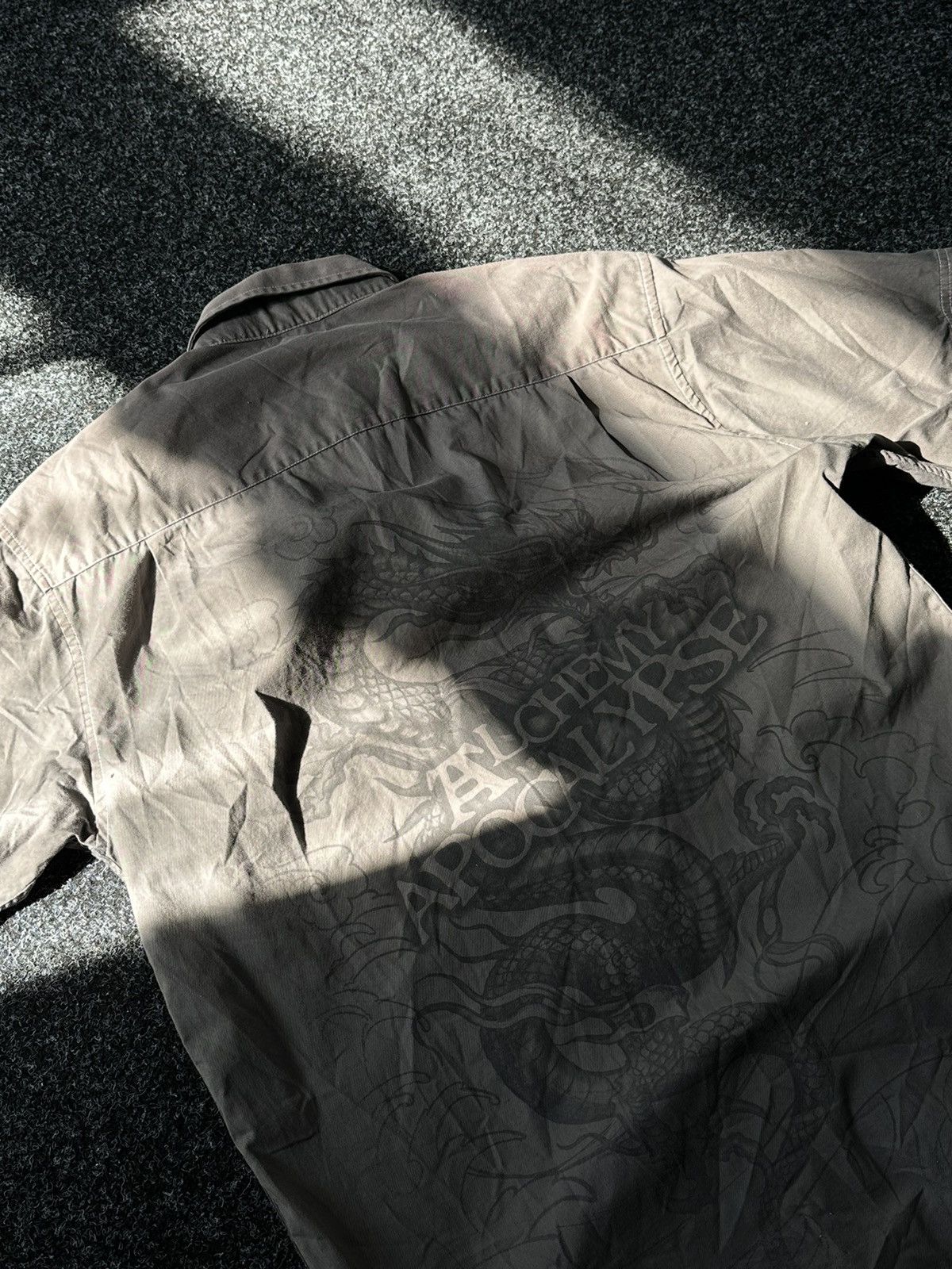 Japanese Brand × Vintage Vintage Y2K ALCHEMY APOCALYPSE style Button-up Shirt Size US L / EU 52-54 / 3 - 6 Thumbnail