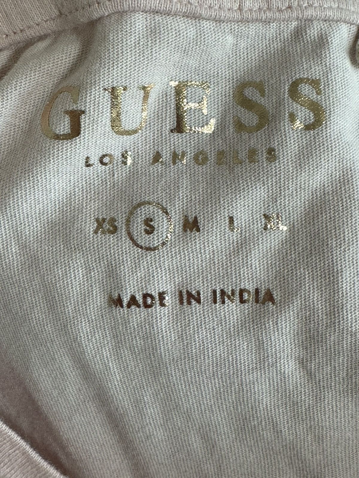 Guess GUESS Y2K Sequins Light Pink Crew Women’s Shirt Size Small Size S / US 4 / IT 40 - 2 Thumbnail