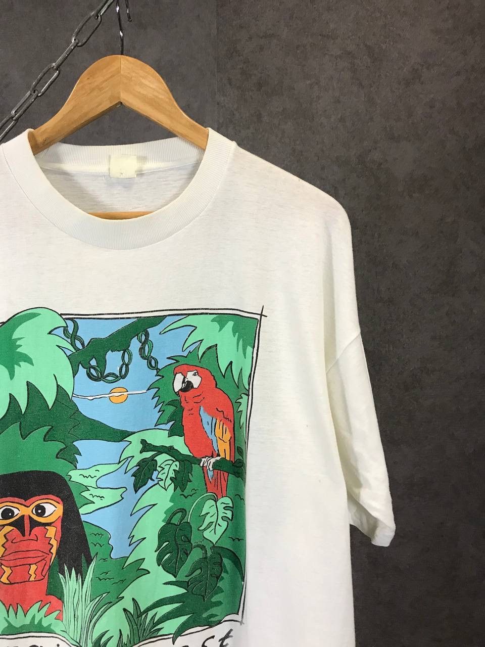 Vintage Rain Forest vintage USA single stitch tee Size US M / EU 48-50 / 2 - 2 Thumbnail
