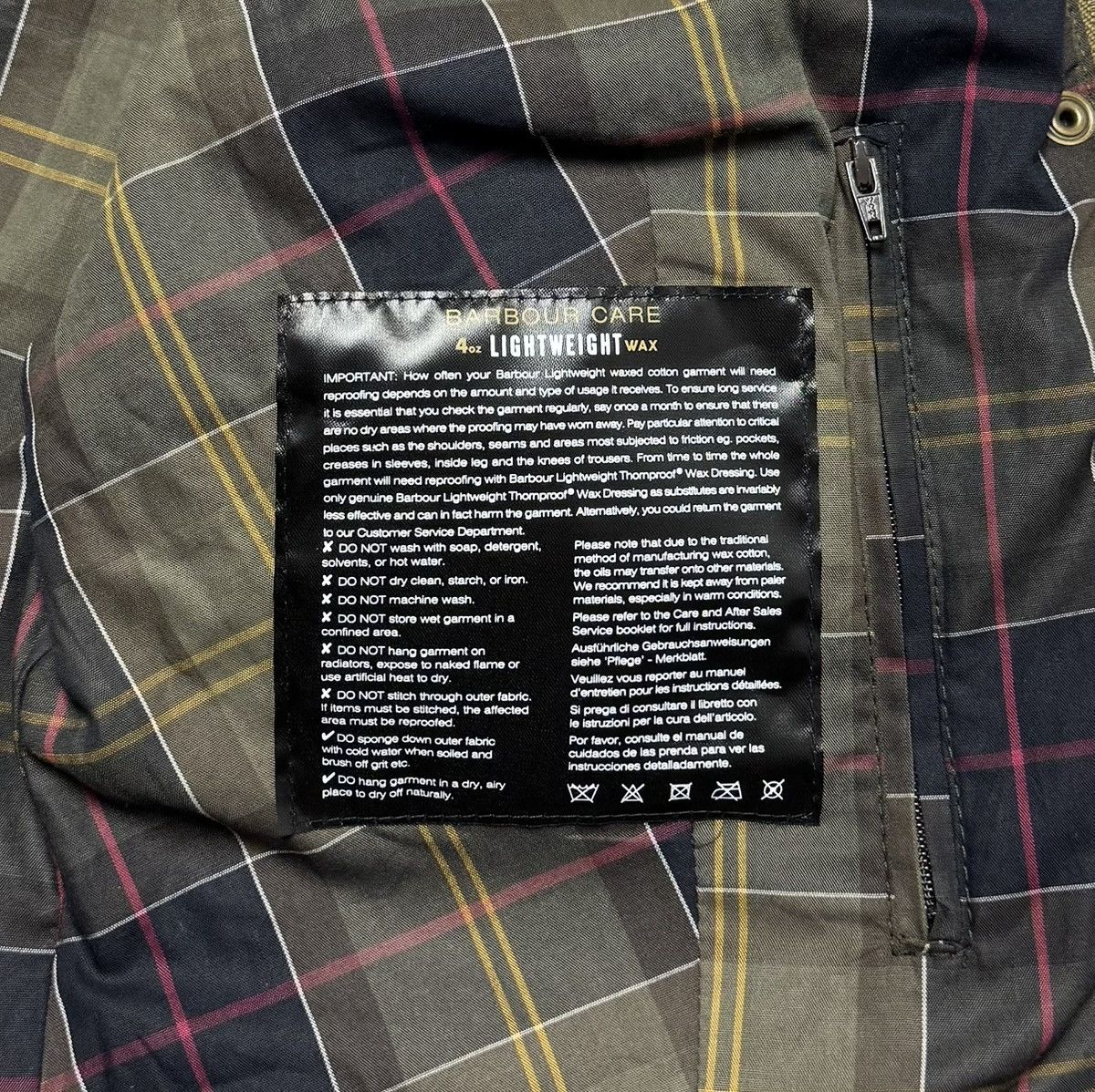 Barbour Barbour Defence Lightweight Wax Cotton Quilted Jacket Size M / US 6-8 / IT 42-44 - 14 Thumbnail