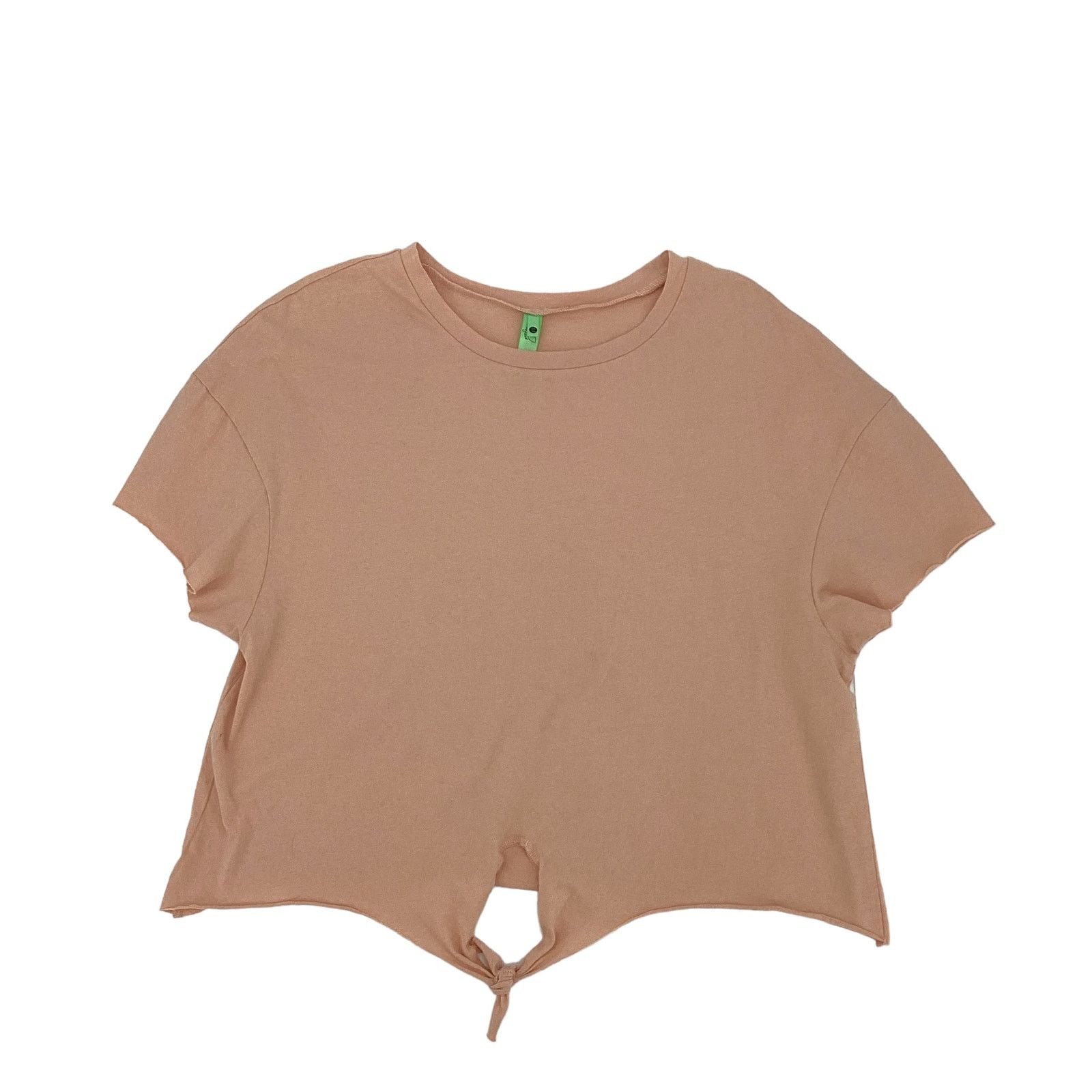 Other Honeydew Pink Off The Grid Knit Tie TShirt Medium NWOT $38 Size M / US 6-8 / IT 42-44 - 2 Thumbnail