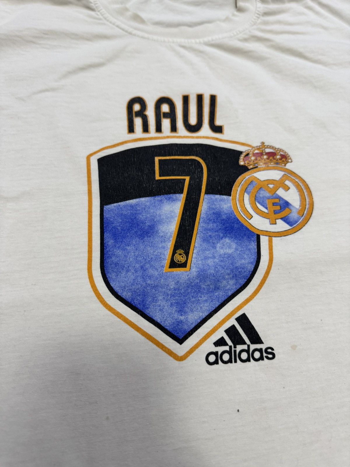 Adidas ​2003 Adidas Real Madrid Raul Spanish Soccer T-shirt La Liga Size US M / EU 48-50 / 2 - 9 Thumbnail