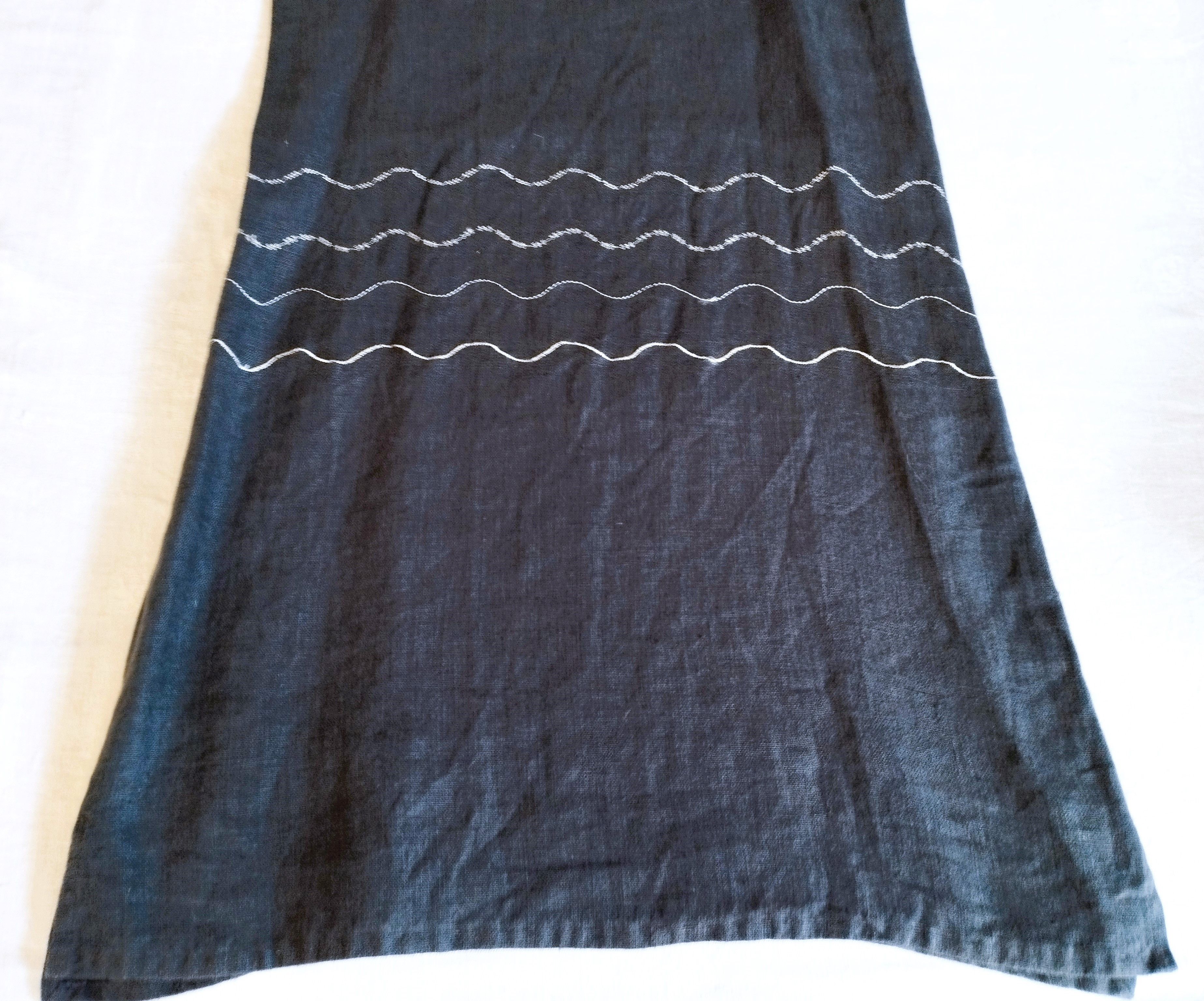 agnes b. Agnès B Robe Lin Ondulations T S Size S / US 4 / IT 40 - 5 Thumbnail