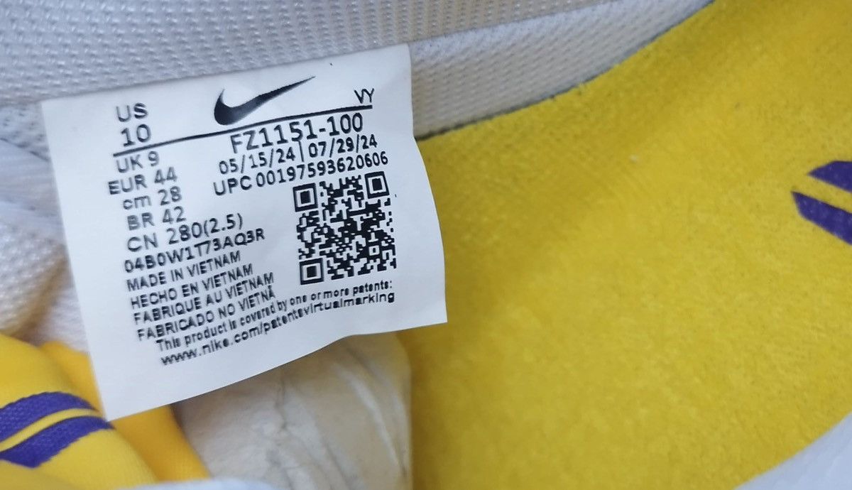 Nike Shoes Kobe Bryant x Nike Air Force 1 Low Size US 10 / EU 43 - 7 Thumbnail