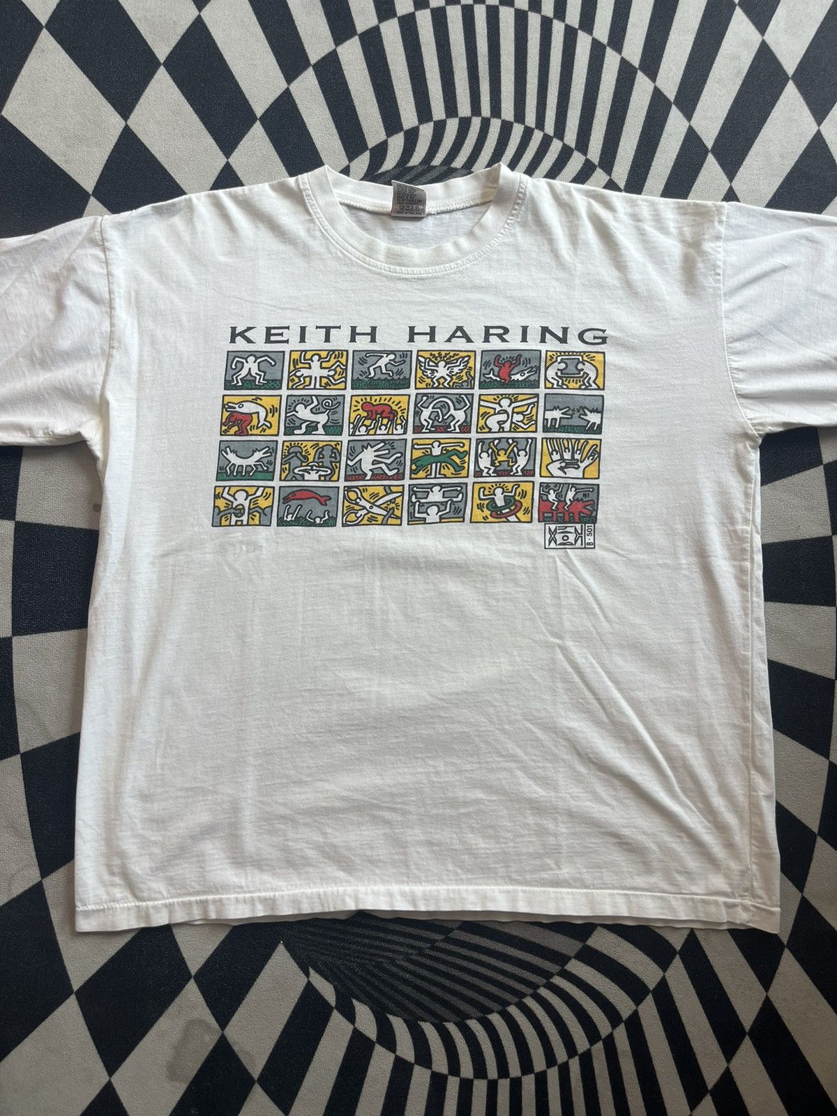 Arts & Science Vintage KEITH HARRING 90’s By X-Body Tshirt Size US XL / EU 56 / 4 - 3 Thumbnail