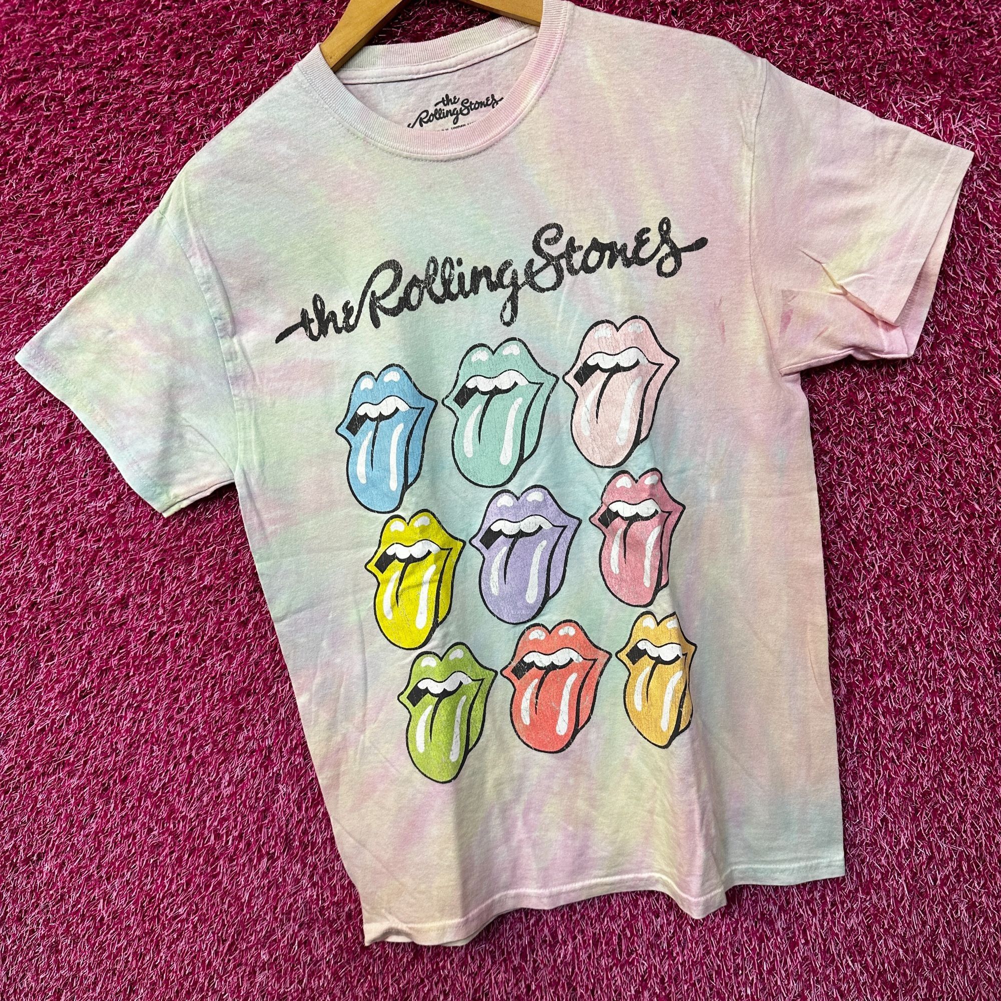 The Rolling Stones The Rolling Stones pastel tie dye Rock Tshirt size medium Size US M / EU 48-50 / 2 - 3 Thumbnail