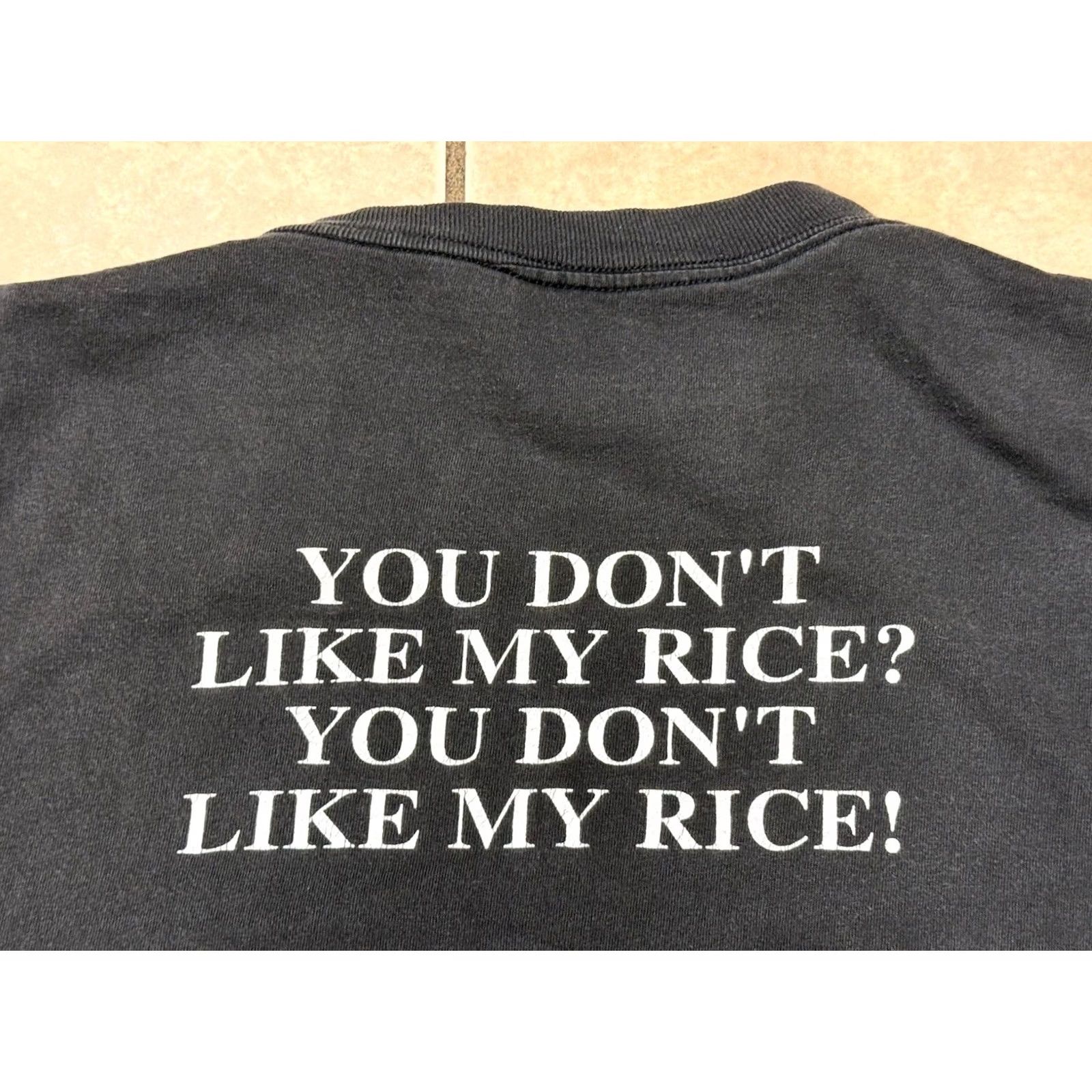 Vintage VINTAGE 90s John Woo Chow Yun-fat Better Tomorrow II Rice Shirt XL Black Oneita Mens Size US XL / EU 56 / 4 - 6 Thumbnail