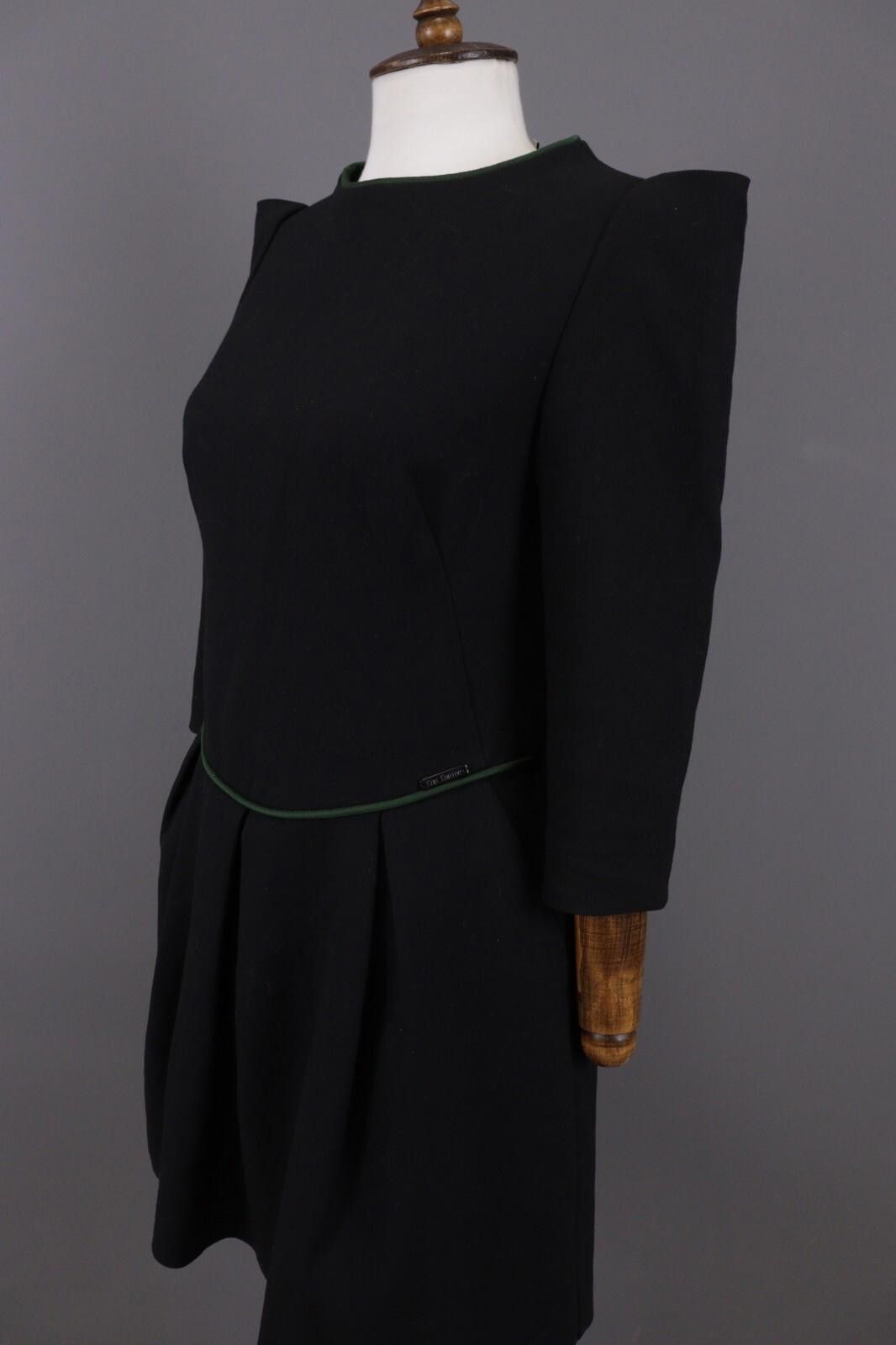 Designer Cop Copine Leora Robe Black A-Line Dress Size 40 Size M / US 6-8 / IT 42-44 - 6 Thumbnail
