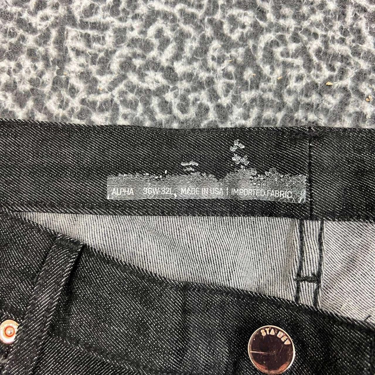 Other Standard Deviation Alpha Jeans Men 38x32 Faded Denim Pants Size US 38 / EU 54 - 7 Thumbnail