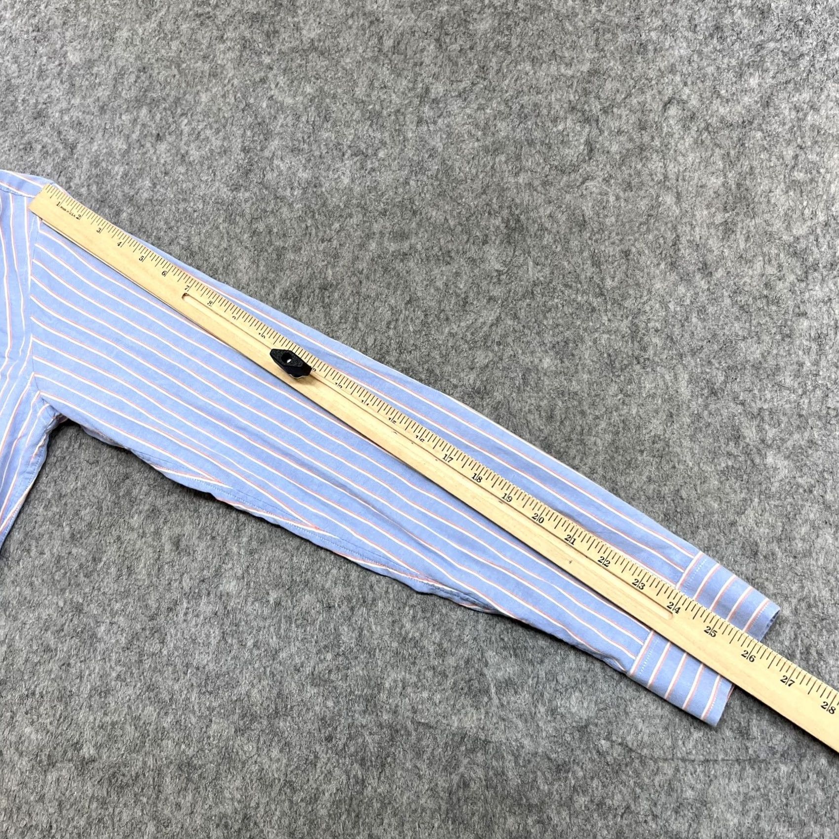 Bonobos Bonobos Mens Slim Fit Stretch Blue Stripe Shirt S Business Office Size 36R - 7 Thumbnail