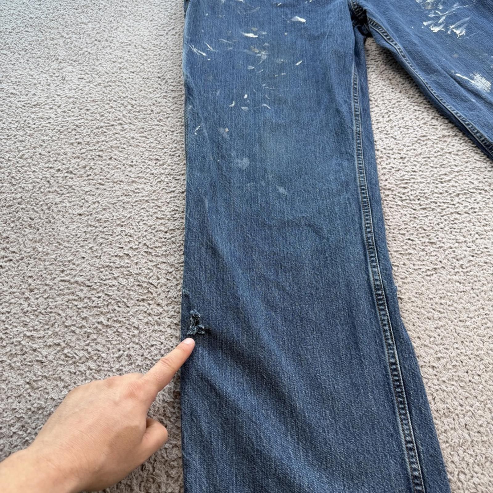 Carhartt Carhartt Loose Fit Carpenter Jeans 40x34 Distressed Paint Size US 40 / EU 56 - 7 Thumbnail