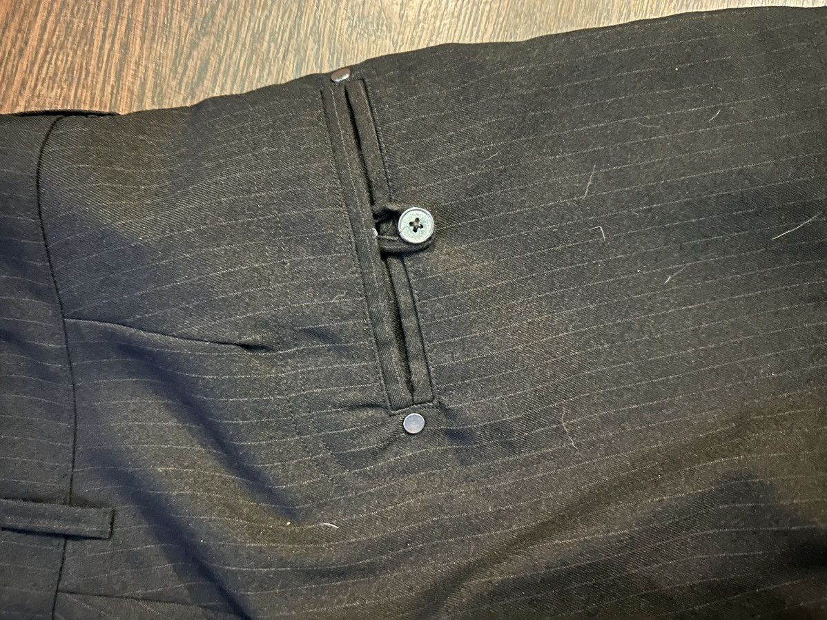 Grey Liquid Metal Effect Trousers