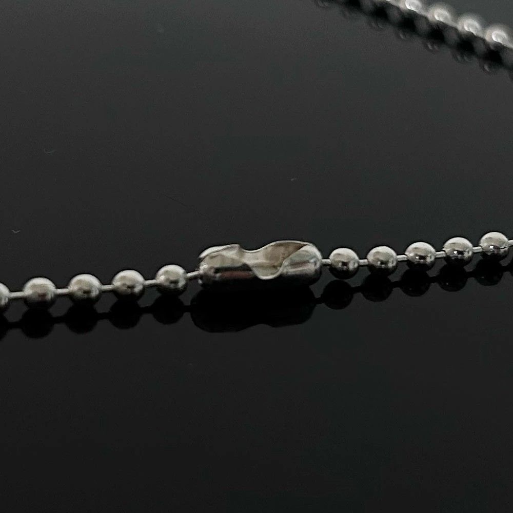 Chrome Hearts Chrome Hearts R30 Silver Ball Chain Necklace Size ONE SIZE - 4 Thumbnail