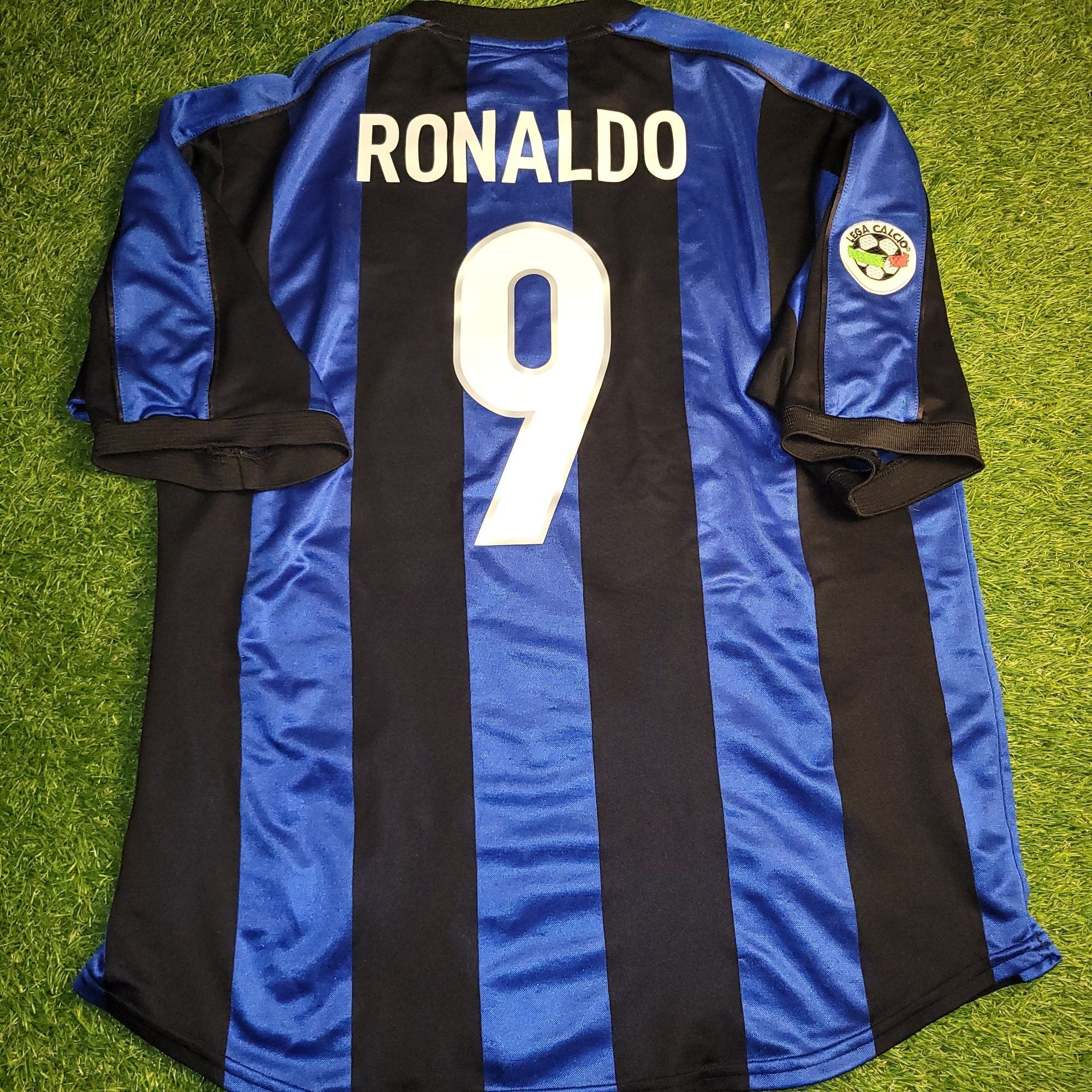 Nike Ronaldo Inter Milan 1999 2000 Soccer Jersey Shirt XL Size US XL / EU 56 / 4 - 1 Thumbnail