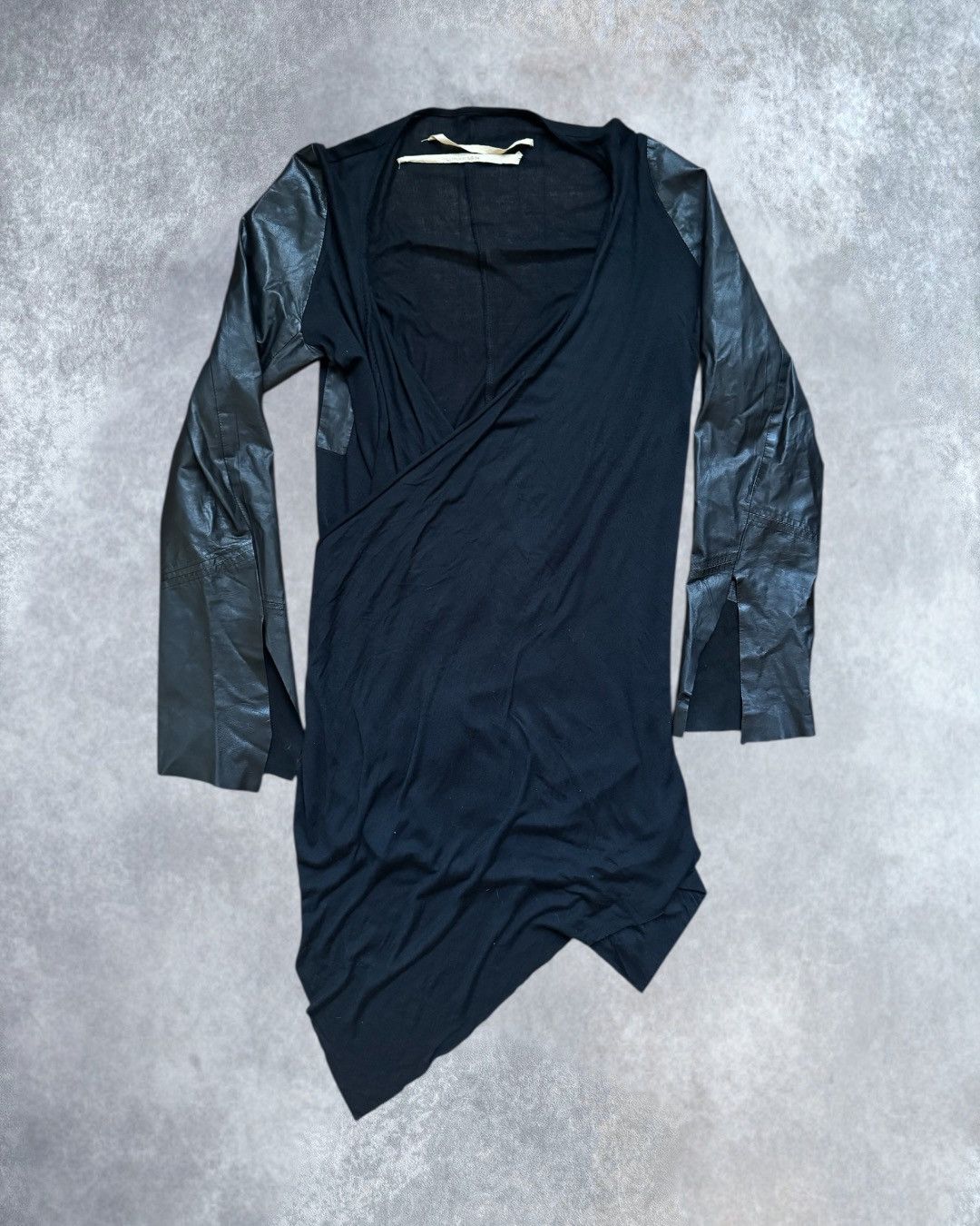 Rick Owens Rick Owens CITROEN S/S 04 Asymmetric Draped Cardigan Size S / US 4 / IT 40 - 1 Thumbnail
