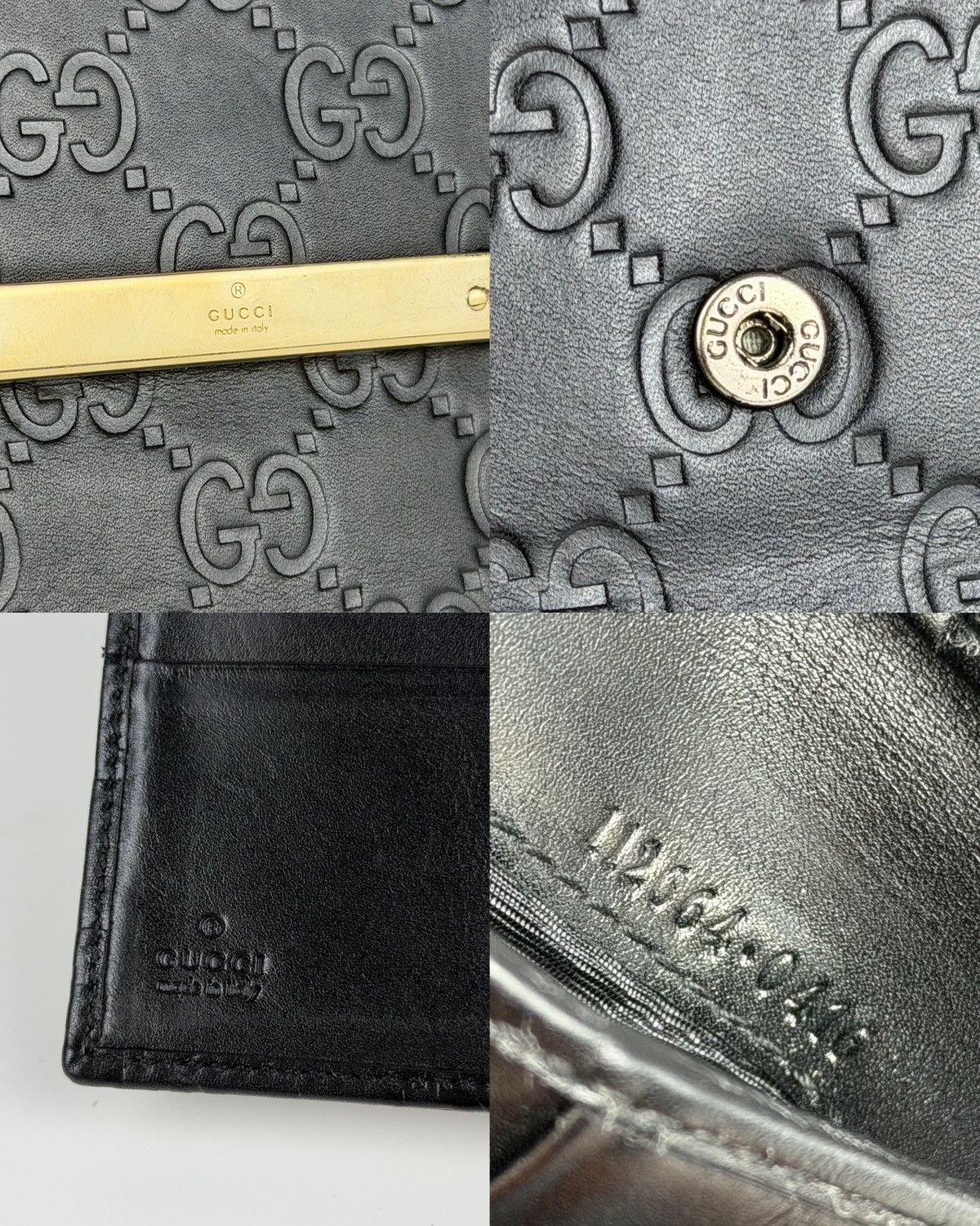 Gucci Gucci guccissima leather trifold wallet Size ONE SIZE - 17 Thumbnail