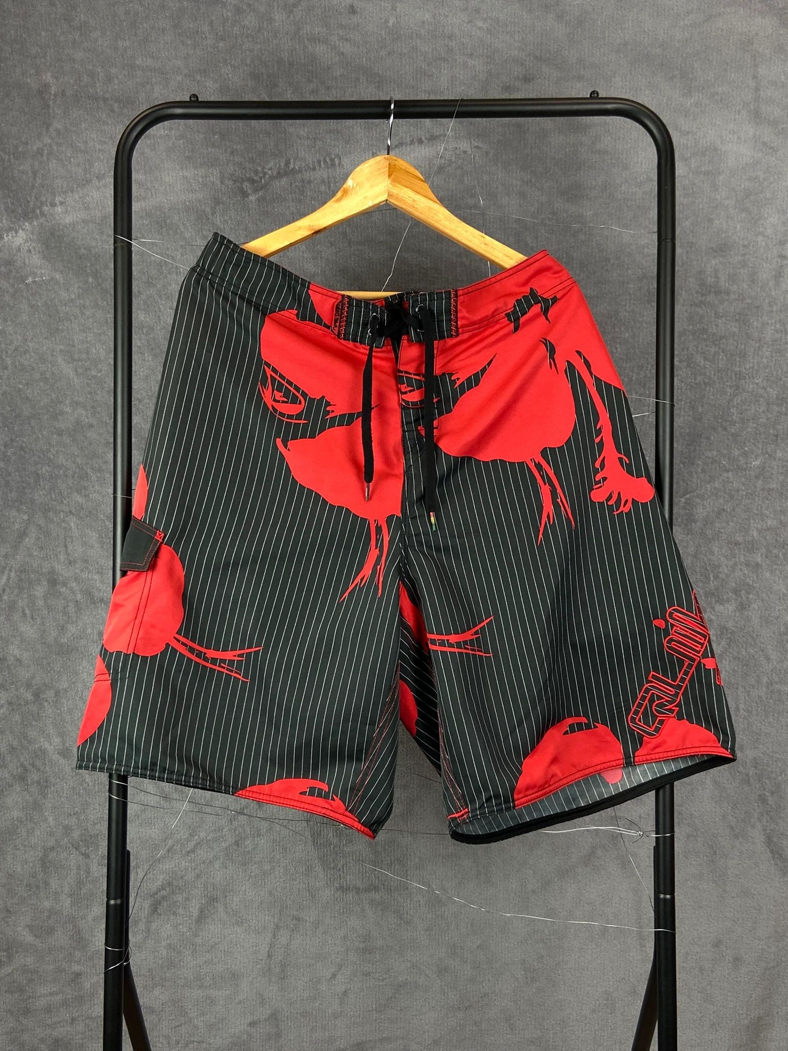 Billabong Billabong Red Black Boardshorts XL Surf Vintage Size US 32 / EU 48 - 1 Thumbnail
