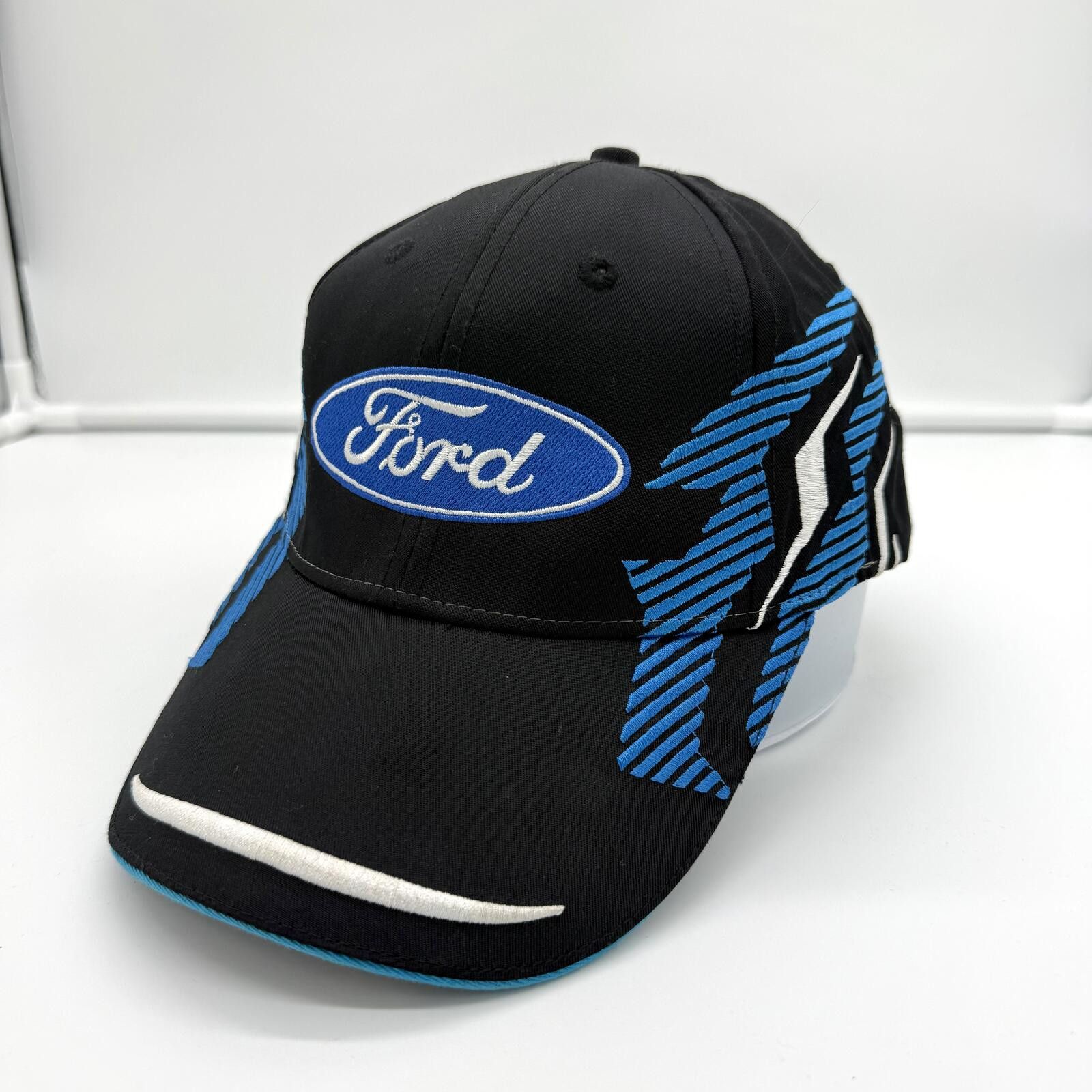 Other Y2K Ford Racing Hat Fast Eddie Adjustable Black Blue Size ONE SIZE - 1 Thumbnail