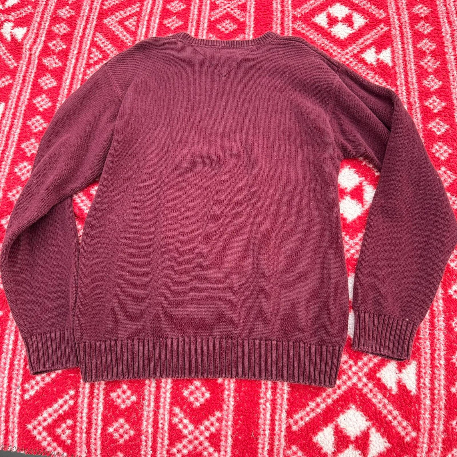 Tommy Hilfiger Tommy Hilfiger Men's Large Cotton Crewneck Sweater Slim Size US L / EU 52-54 / 3 - 7 Thumbnail