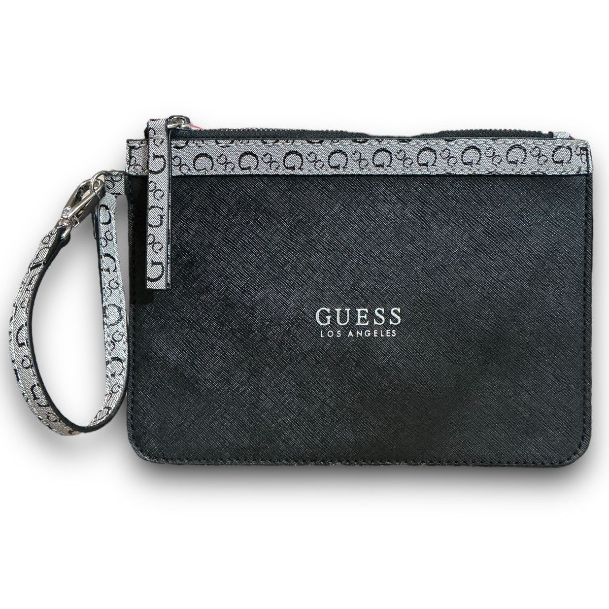 Guess Y2K Vintage Guess Large Black Gray Wristlet Pouch Size ONE SIZE - 1 Thumbnail
