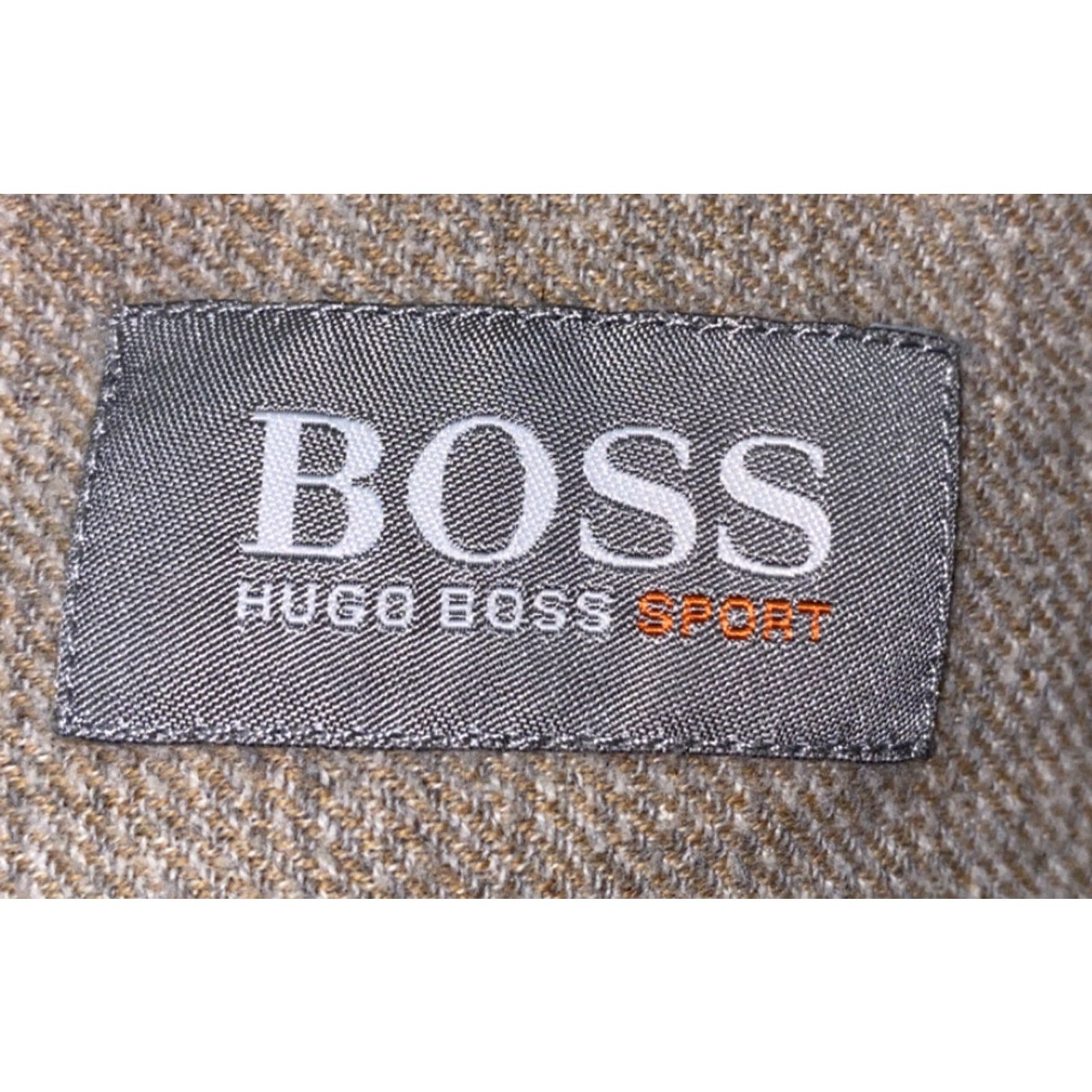 Hugo Boss HUGO BOSS Shirt Mens Beige Long Sleeve Button Front Size L Size US L / EU 52-54 / 3 - 6 Thumbnail