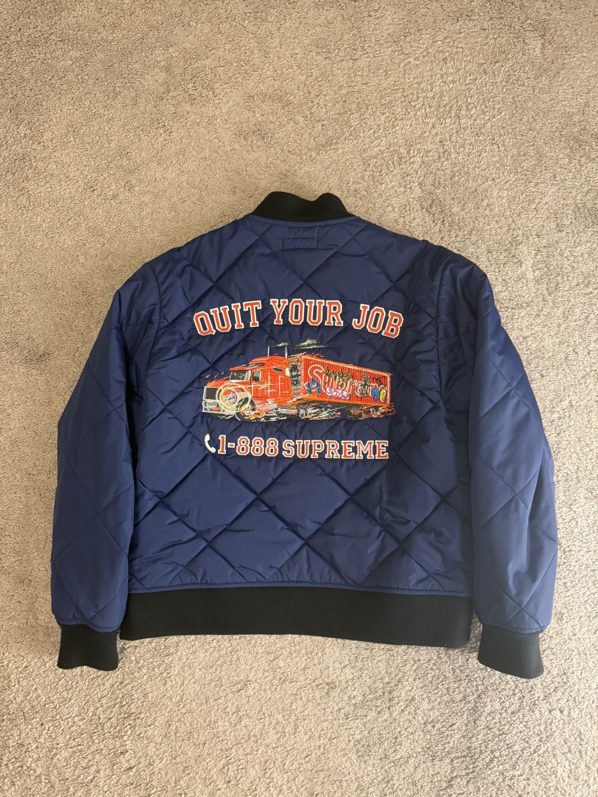 Supreme Supreme Velvet Work Jacket | Grailed