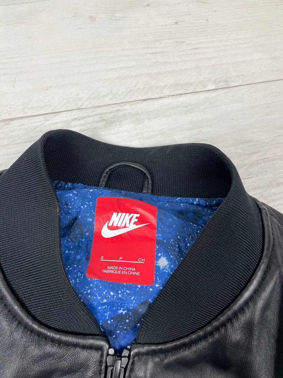 Nike Nike Chrstiano Ronaldo CR7 Leather Bomber Jacket Varsity Size US S / EU 44-46 / 1 - 8 Thumbnail
