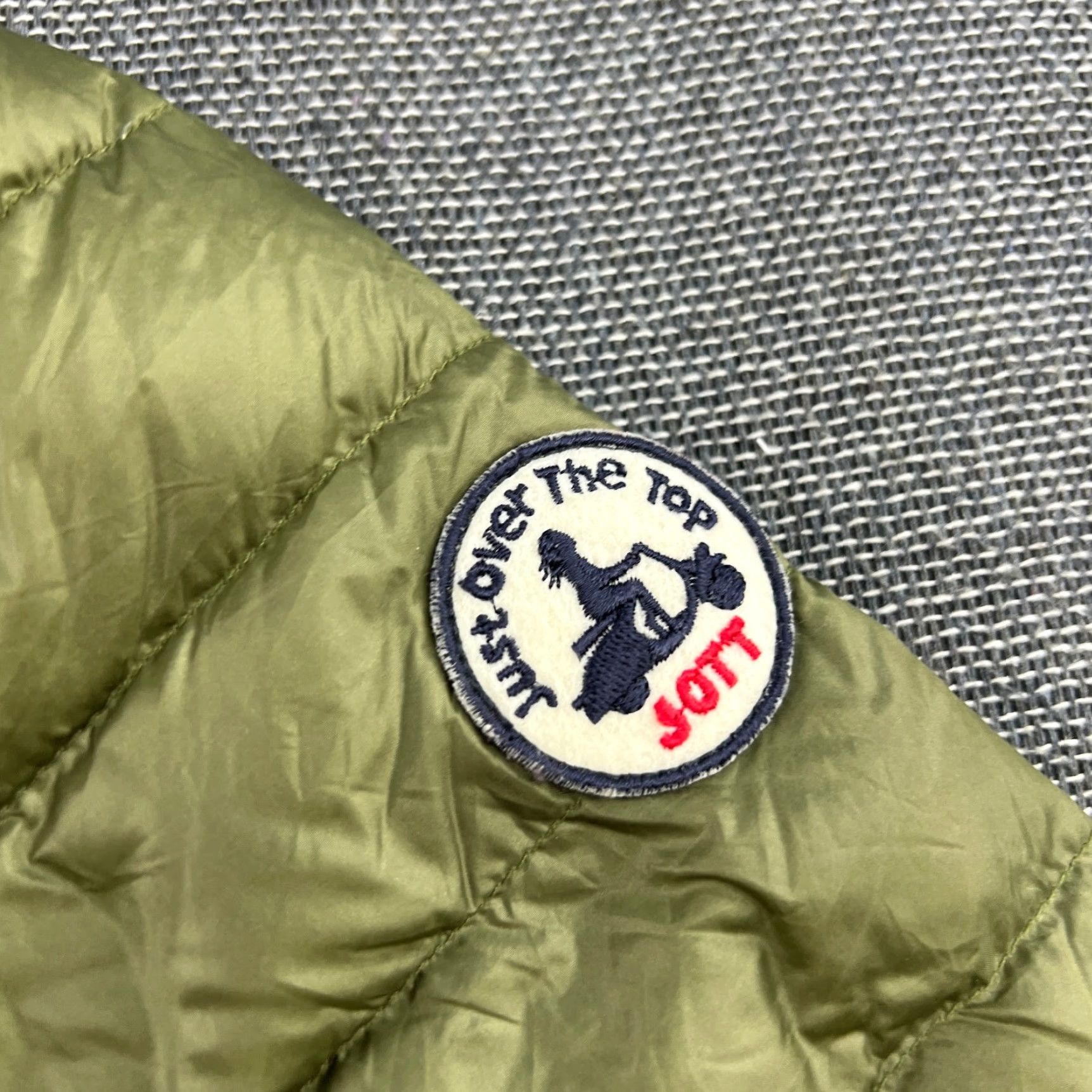Vintage JOTT Just Over The Top Down Puffer Jacket Womens Medium Olive Green Julie Jacket Size M / US 6-8 / IT 42-44 - 5 Thumbnail