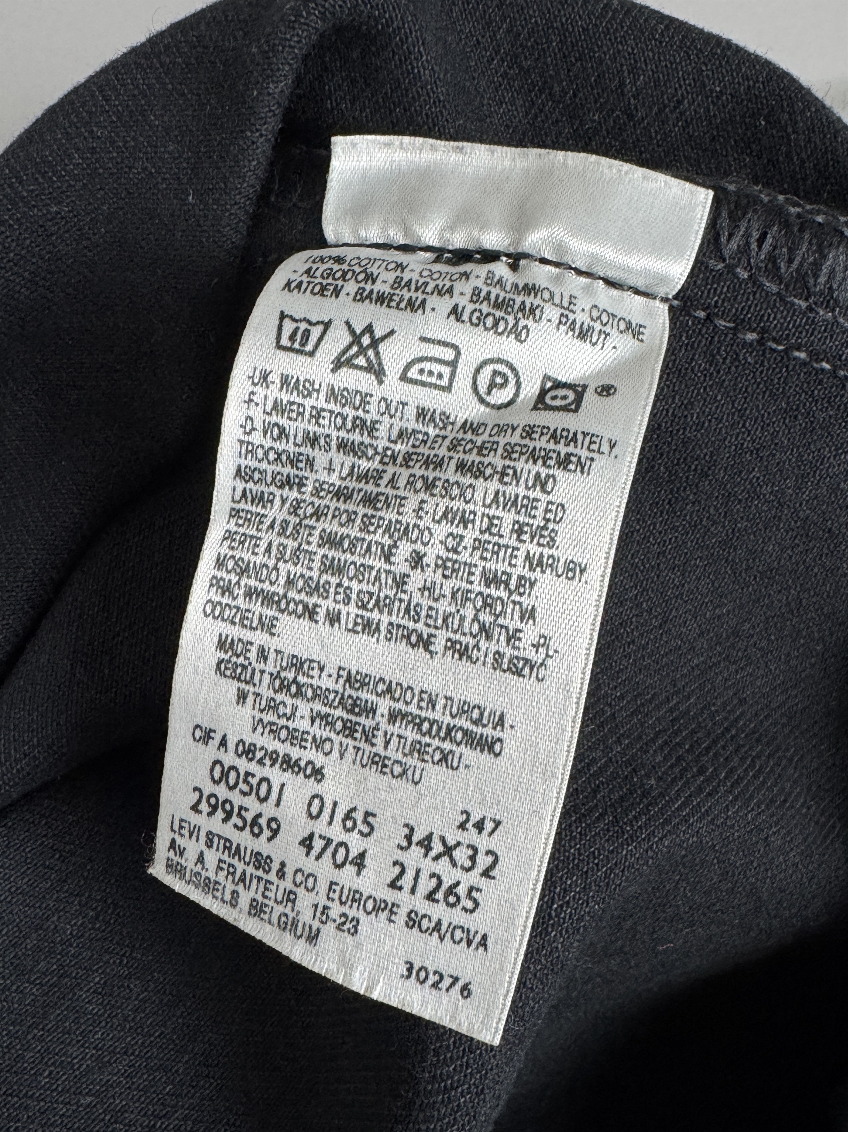 Levi's Levi's 501 Vintage Denim Black Jeans Pant W34 L32 Size US 34 / EU 50 - 8 Thumbnail