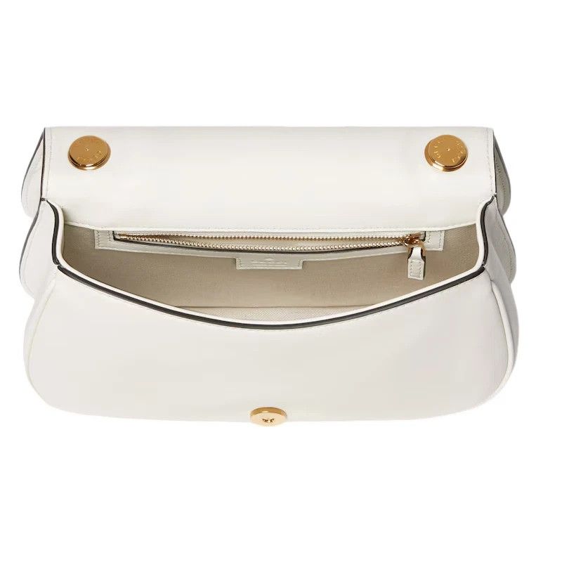 Gucci GUCCI Blondie White Leather Shoulder Bag New & Auth Size ONE SIZE - 4 Thumbnail