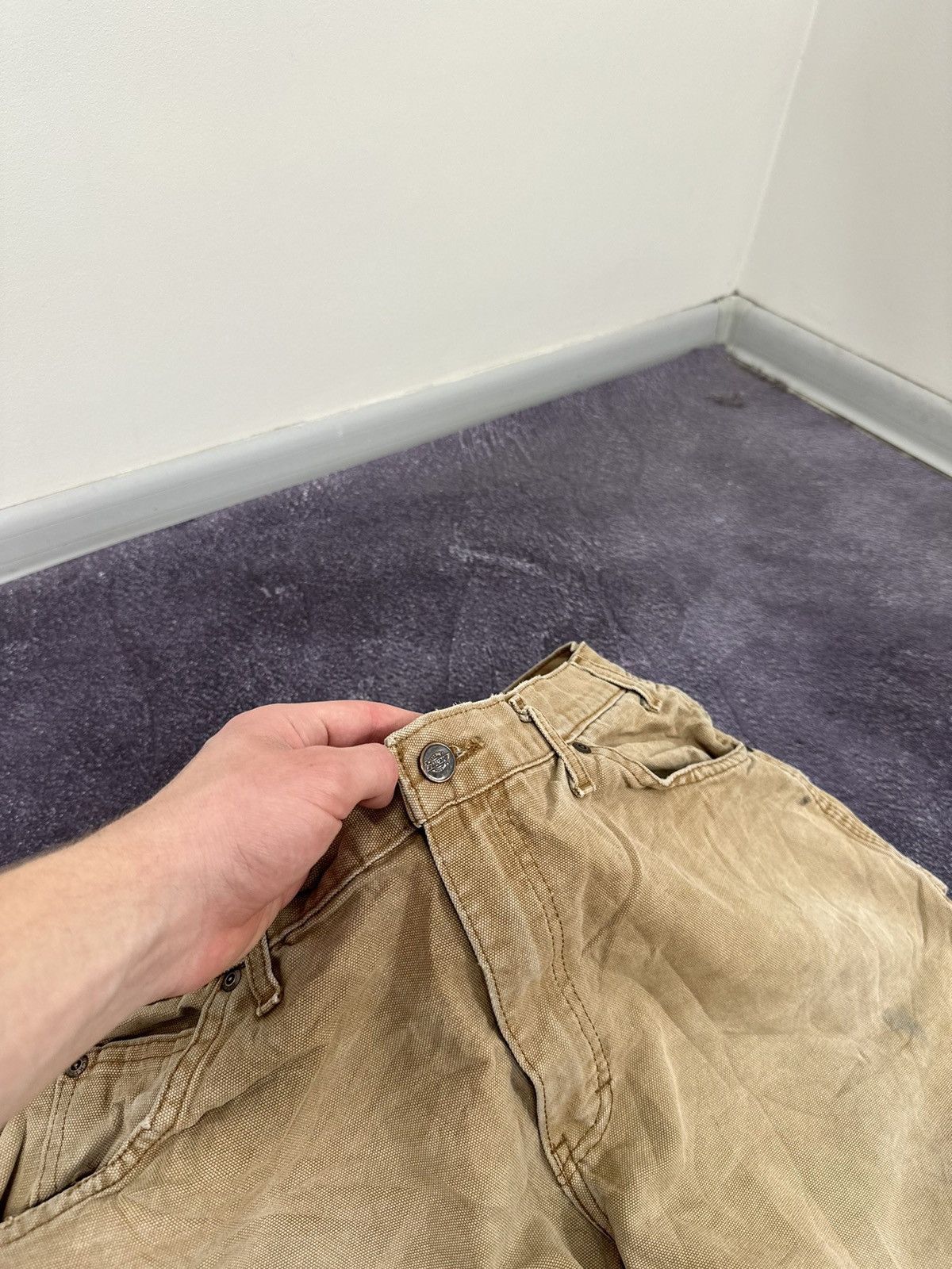 Dickies Vintage Dickies Faded Carpenter Baggy Hype Work USA Pants Size US 36 / EU 52 - 16 Thumbnail