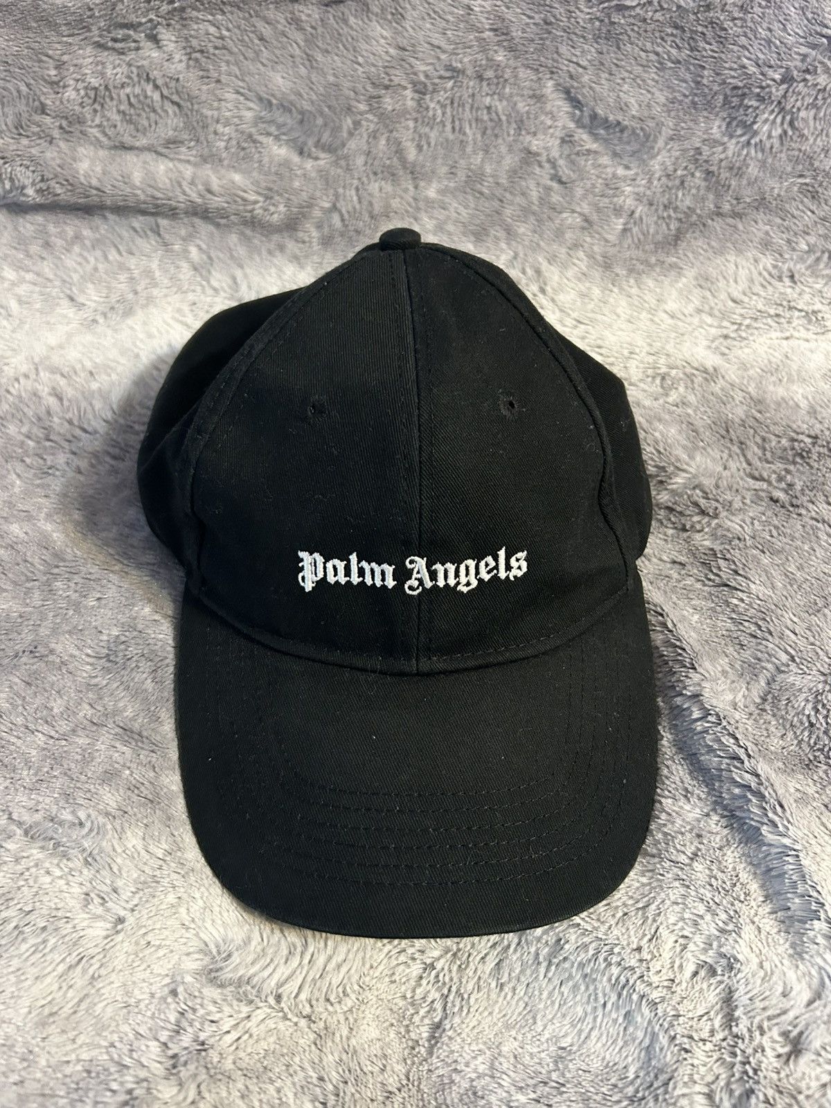 Palm Angels Palm Angels Classic Logo SnapBack Cap Black Euc Size ONE SIZE - 1 Thumbnail