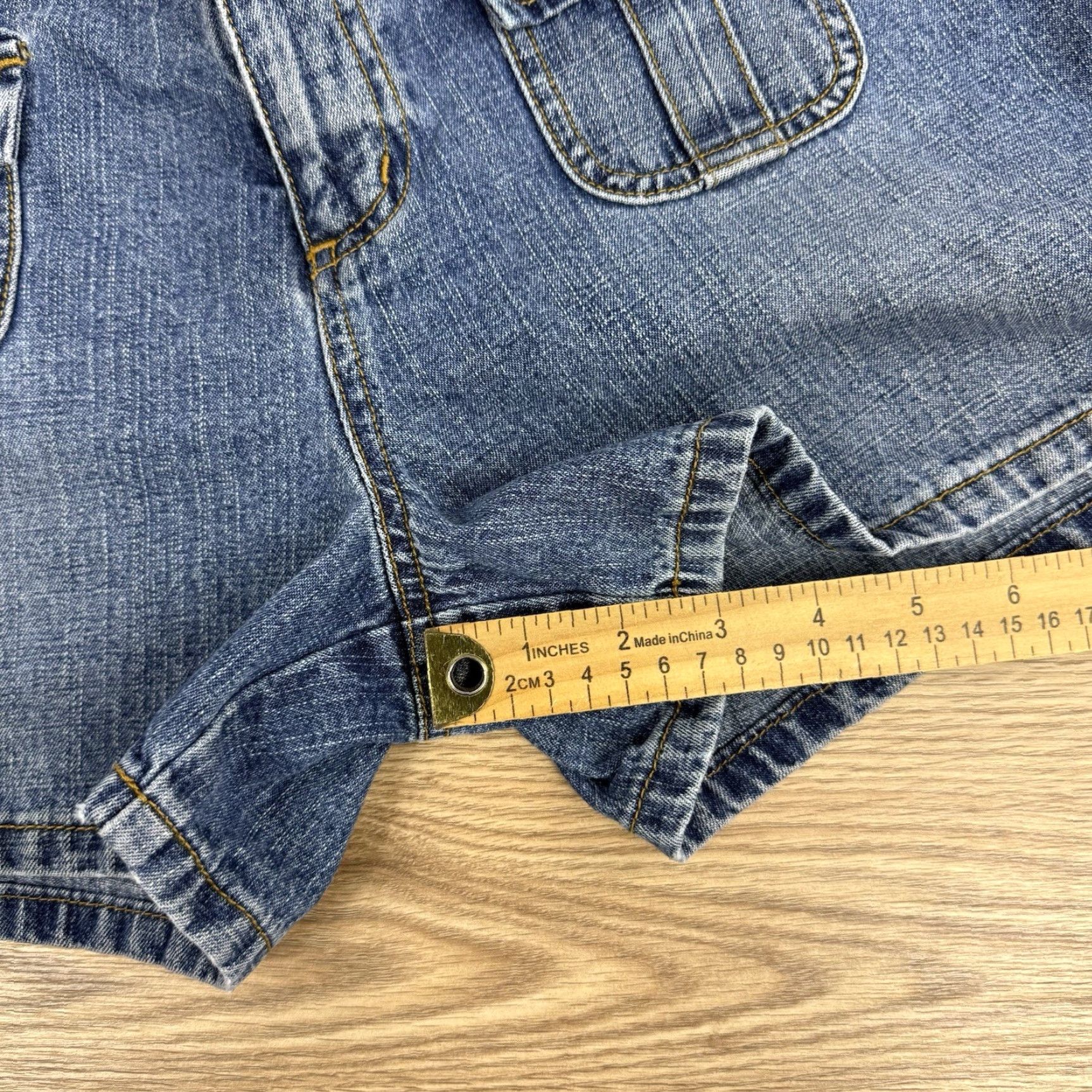 Polo Ralph Lauren VINTAGE Polo Ralph Lauren Saturday Denim Shorts Women’s Size 8 Blue Denim Light Wash Boyfriend Short Size 30" / US 8 / IT 44 - 6 Thumbnail