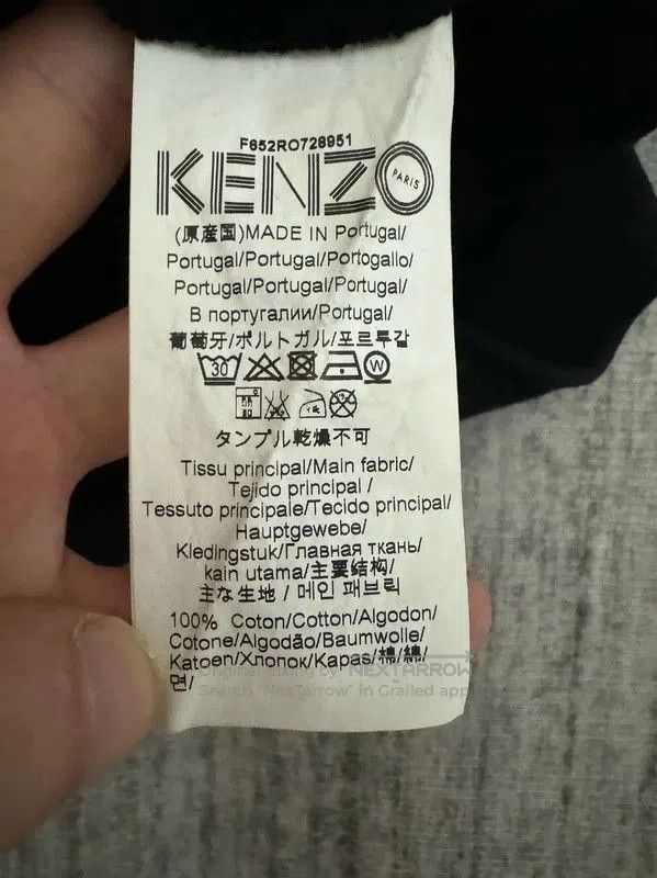 Kenzo Kenzo Black Logo Pullover Sweatshirt for Women . Size XS / US 0-2 / IT 36-38 - 4 Thumbnail