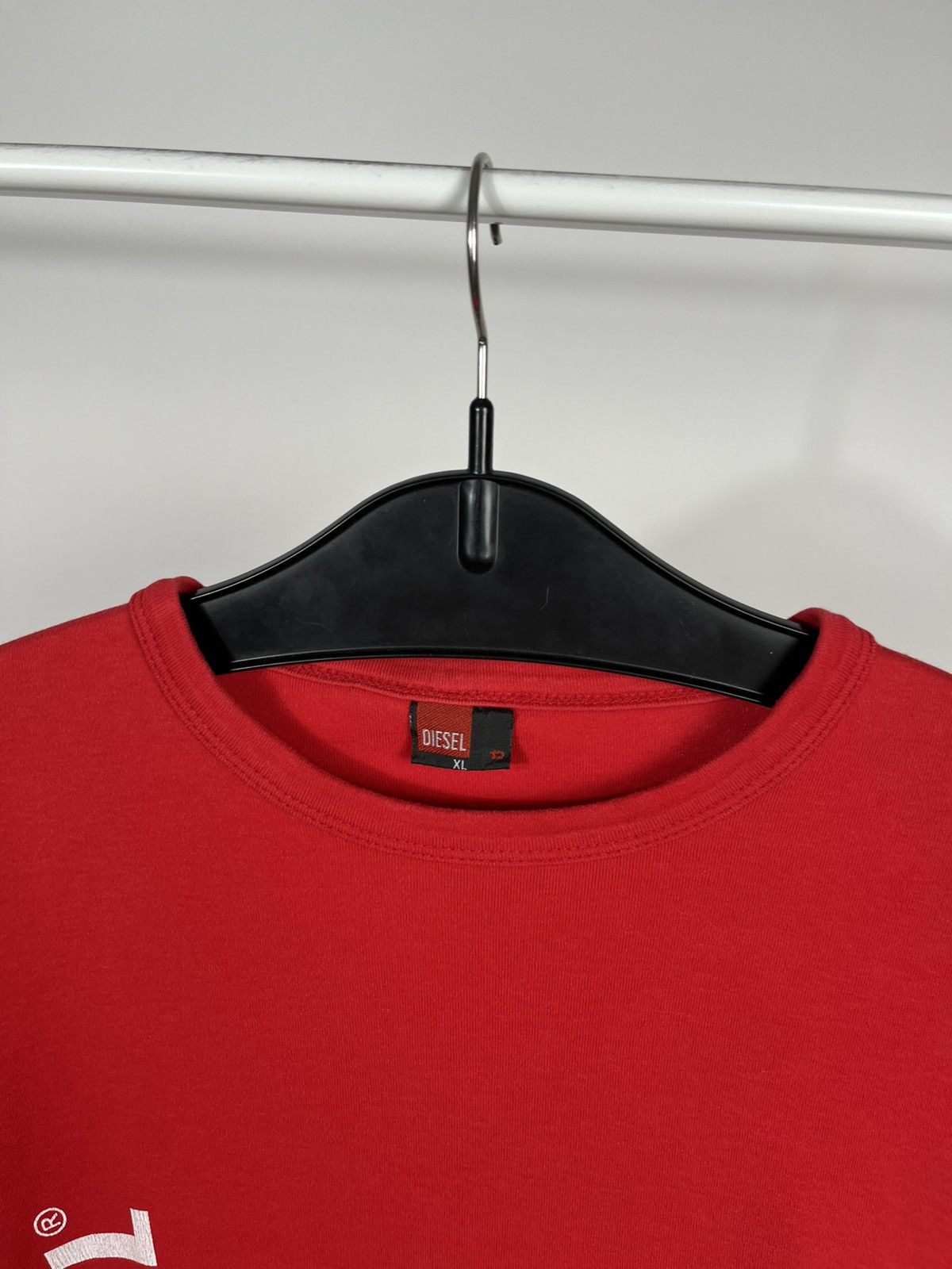 Diesel Diesel Mens Red Long Sleeve Logo Shirt XL Casual Streetwear Size US XL / EU 56 / 4 - 10 Thumbnail