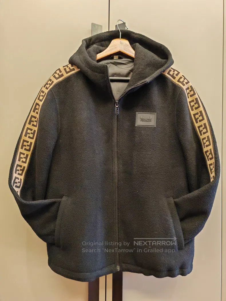 Fendi Little Monster Men's Jacket Wool Fabric