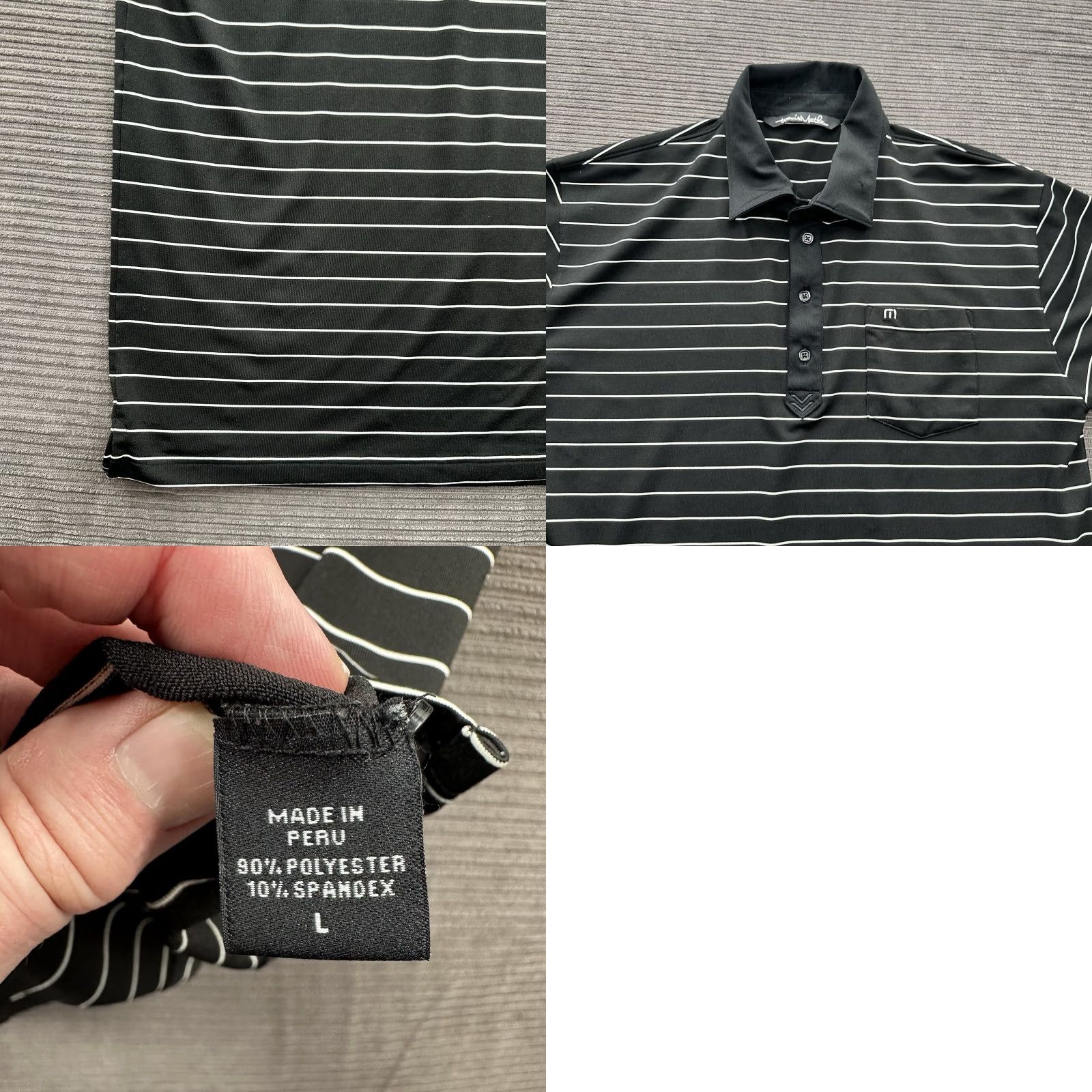 TravisMathew Travis Mathew Golf Polo Shirt Men L Multicolor Striped Polo Casual Preppy Golfing Size US L / EU 52-54 / 3 - 8 Thumbnail